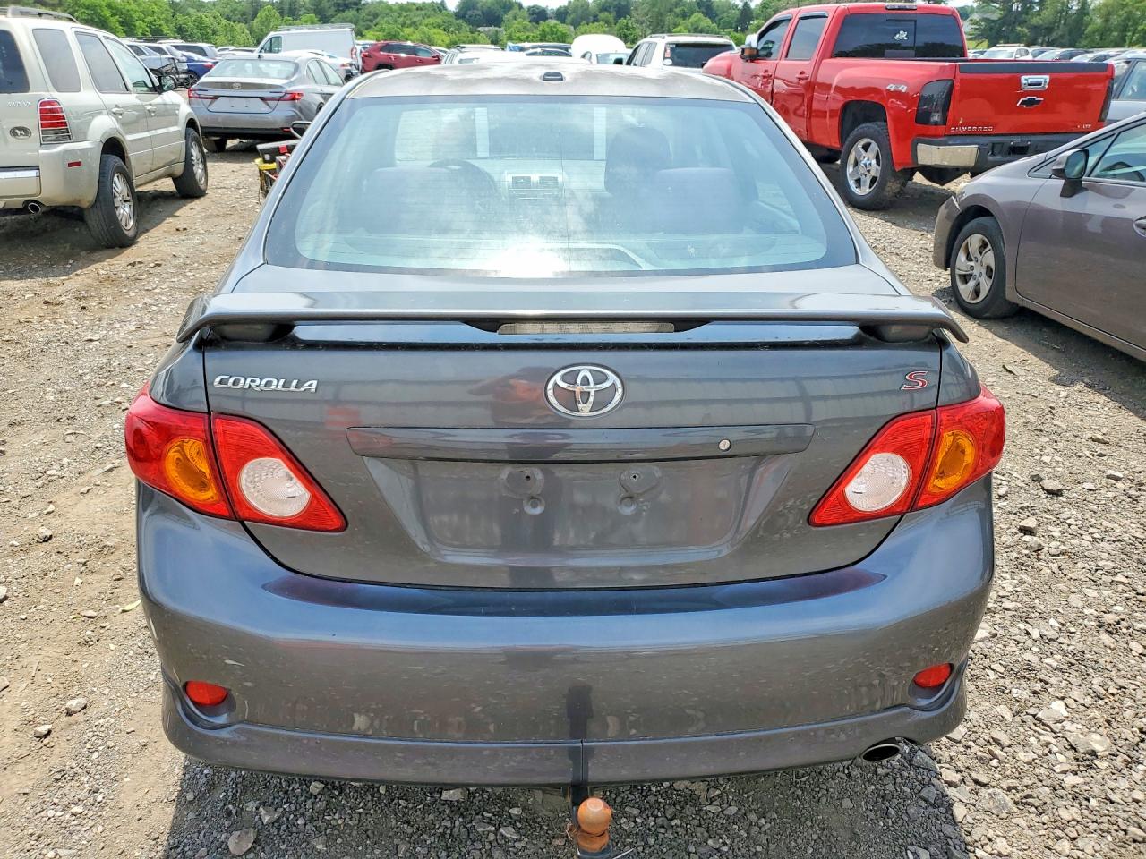 2010 Toyota Corolla S Gray vin: 2T1BU4EE8AC523203