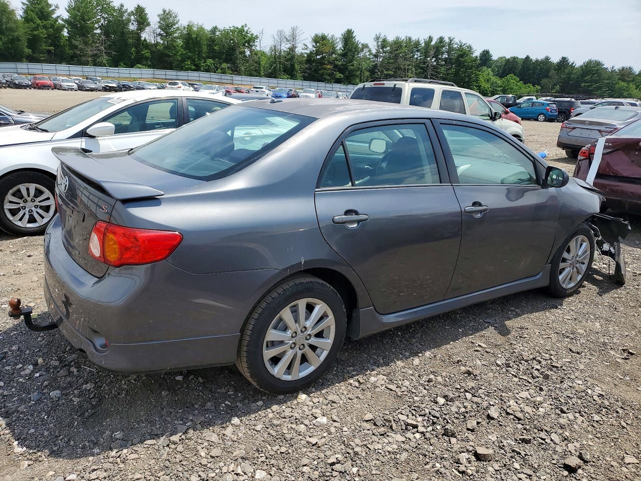 2010 Toyota Corolla S Gray vin: 2T1BU4EE8AC523203