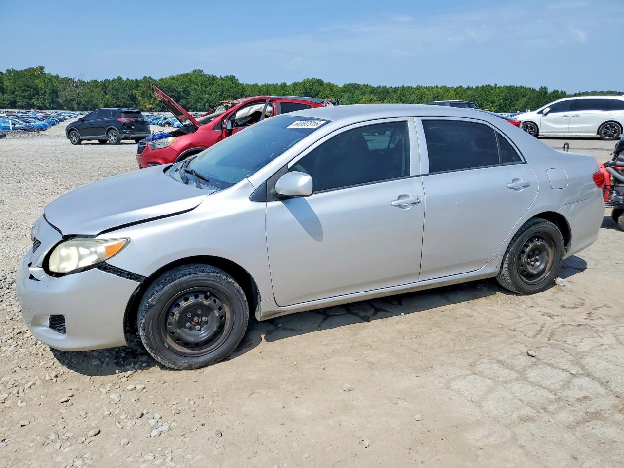 2010 Toyota Corolla Le Silver vin: 2T1BU4EE8AC523718
