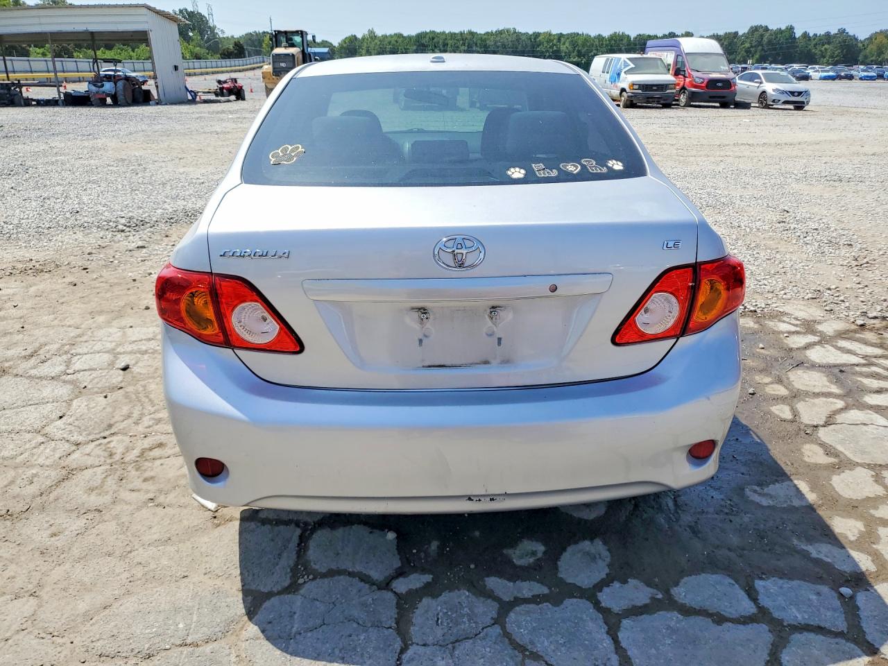 2010 Toyota Corolla Le Silver vin: 2T1BU4EE8AC523718