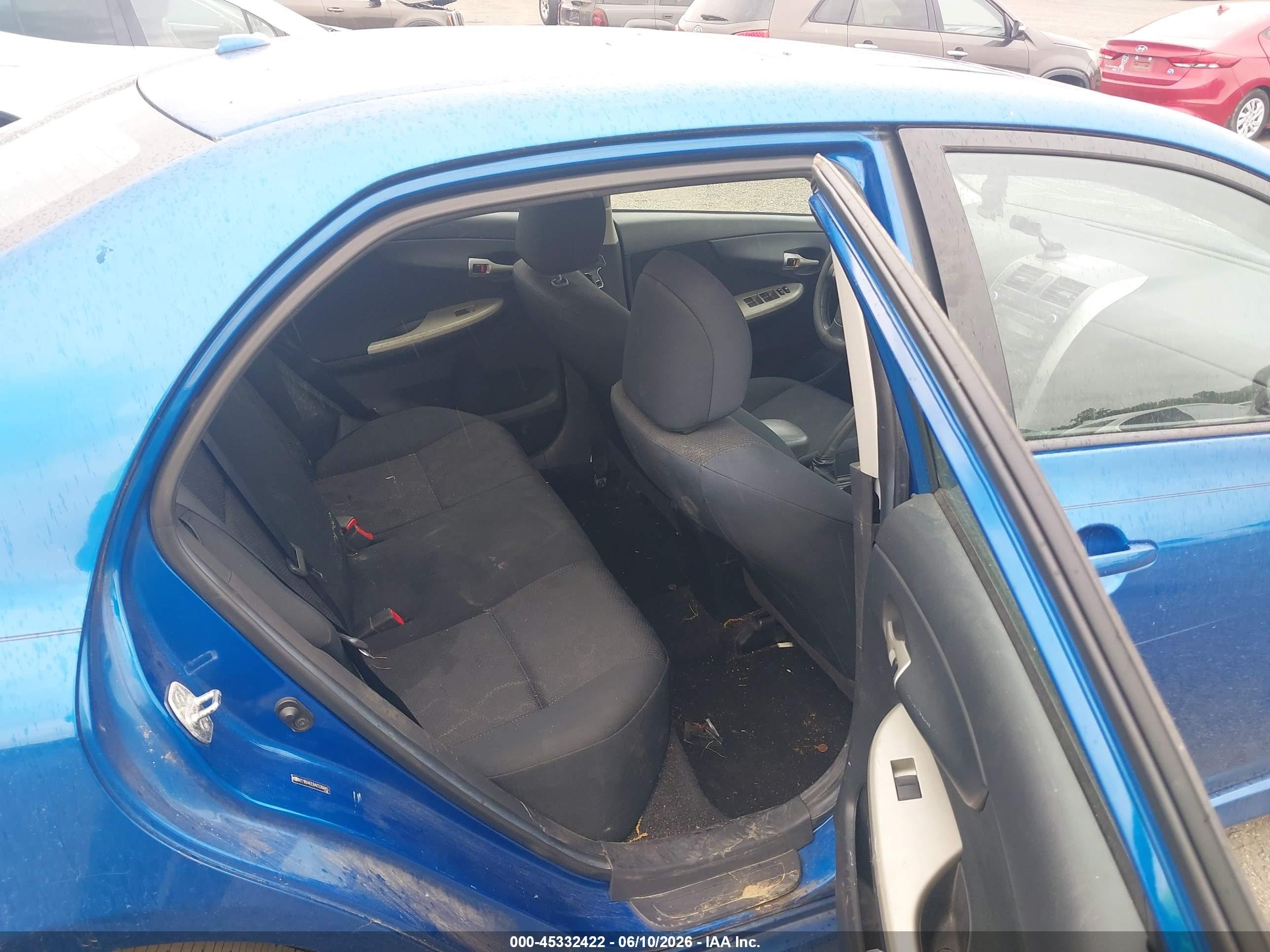 2010 Toyota Corolla S Blue vin: 2T1BU4EE8AC526845