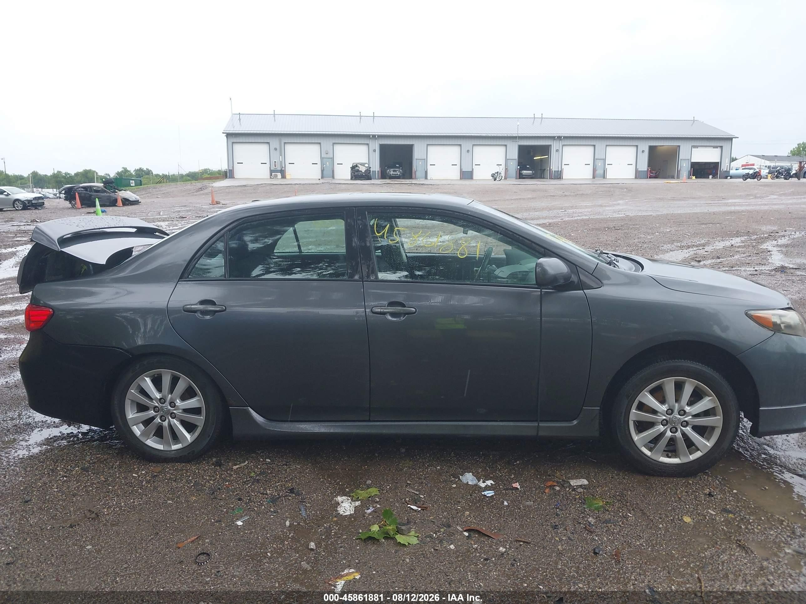2010 Toyota Corolla S Серый vin: 2T1BU4EE8AC528045