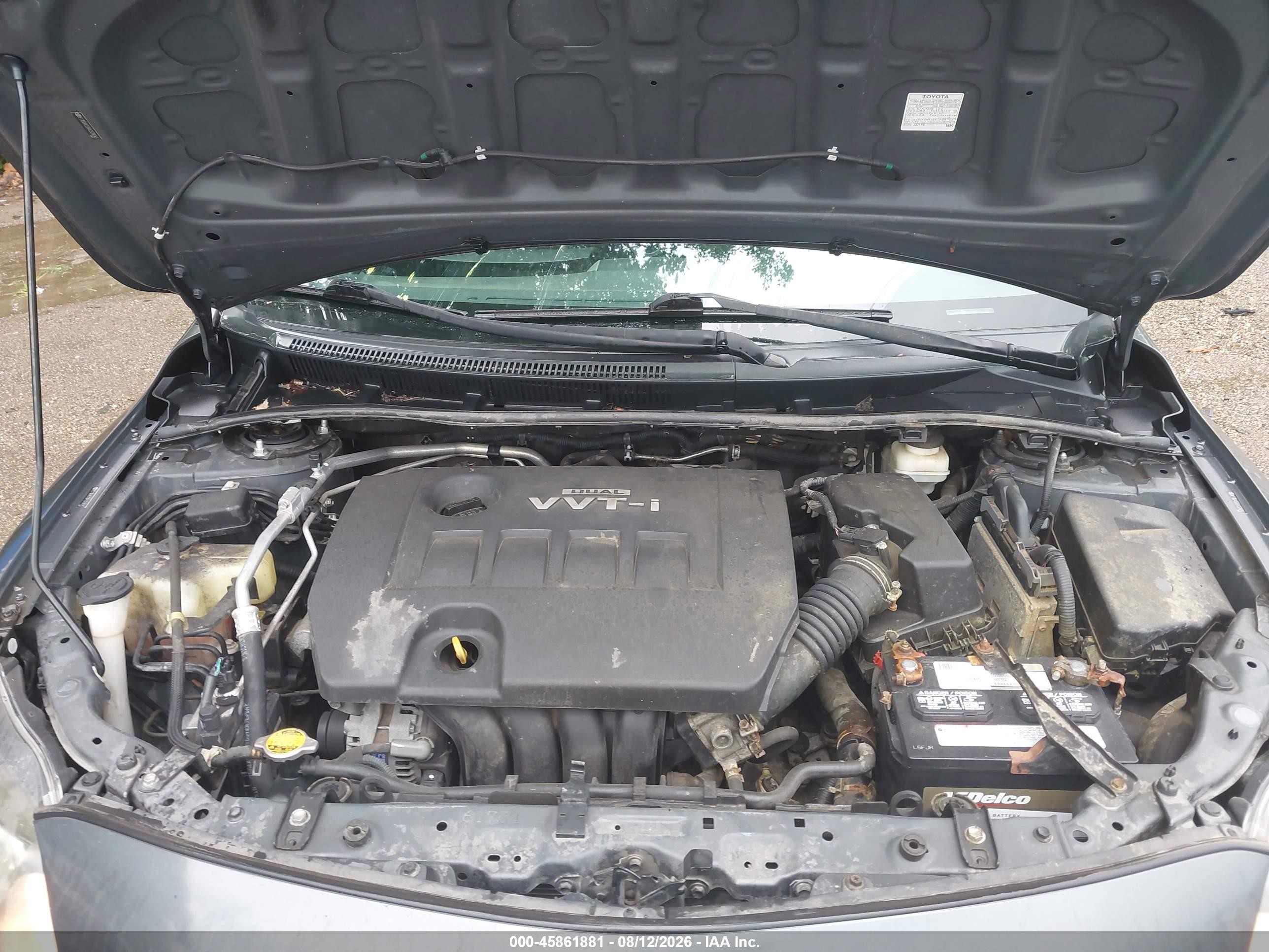 2010 Toyota Corolla S Серый vin: 2T1BU4EE8AC528045