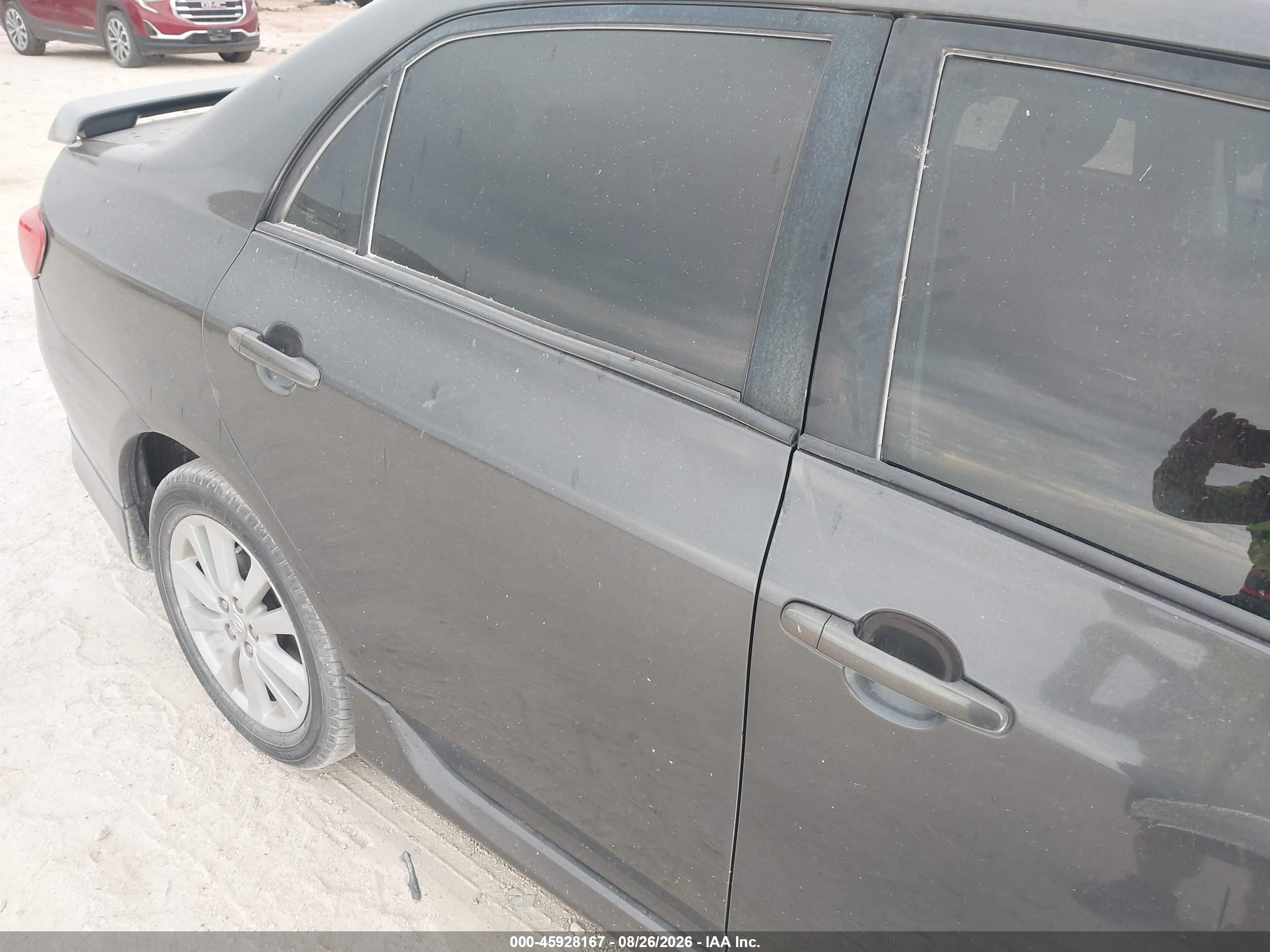 2010 Toyota Corolla S Gray vin: 2T1BU4EE8AC528935