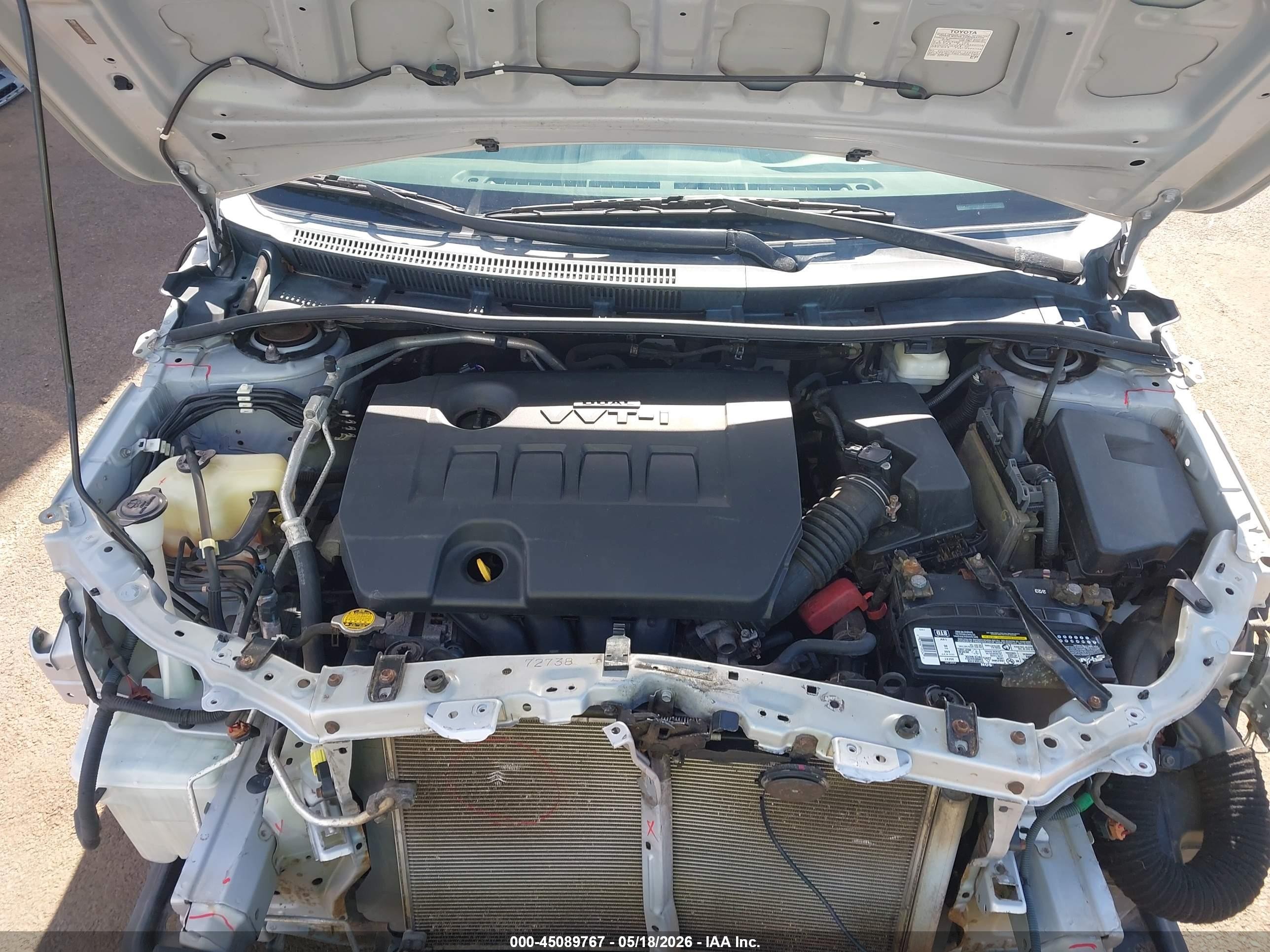 2011 Toyota Corolla Le Silver vin: 2T1BU4EE8BC538785