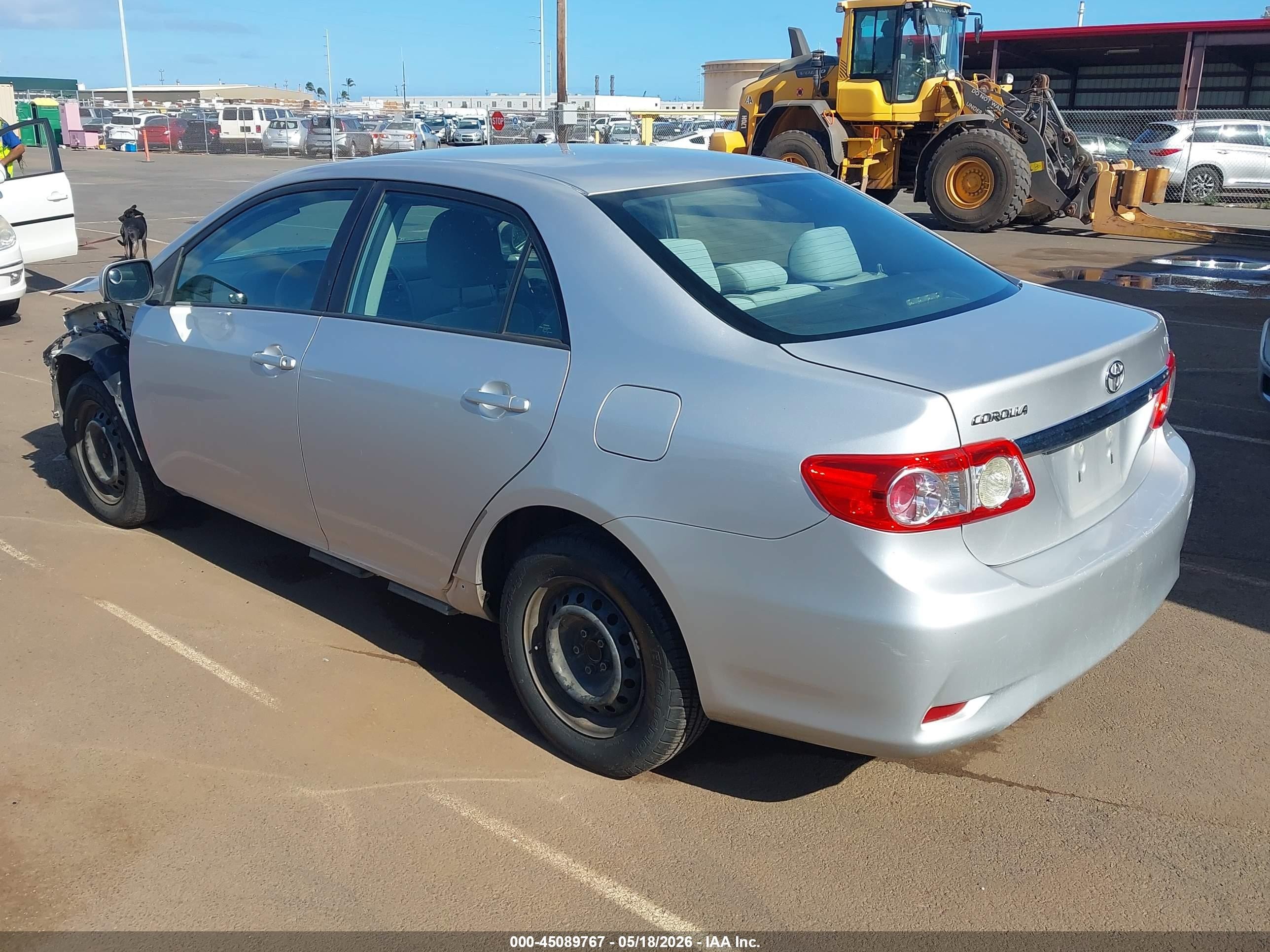 2011 Toyota Corolla Le Silver vin: 2T1BU4EE8BC538785