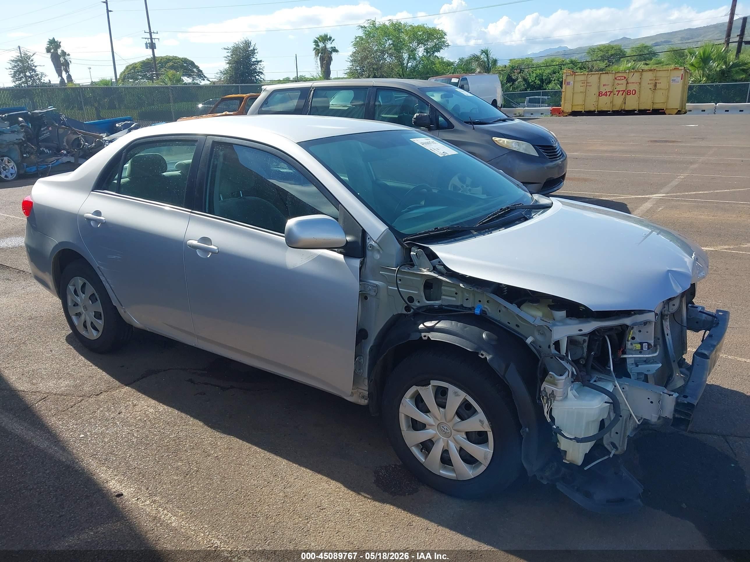 2011 Toyota Corolla Le Silver vin: 2T1BU4EE8BC538785