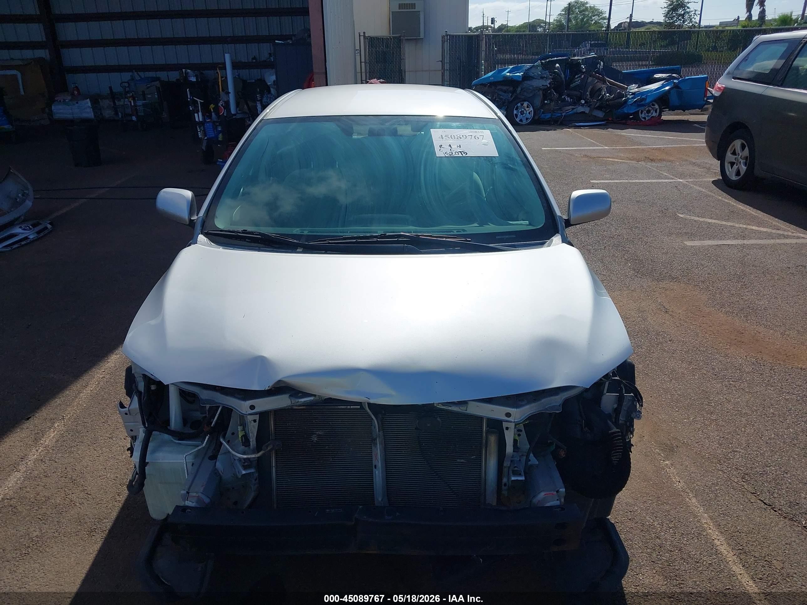 2011 Toyota Corolla Le Silver vin: 2T1BU4EE8BC538785
