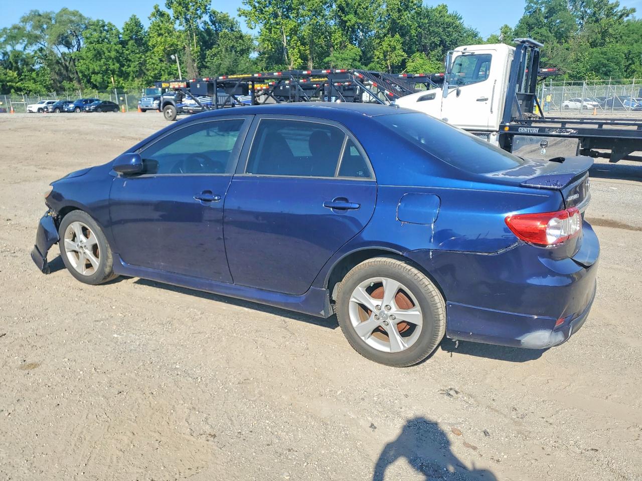 2011 Toyota Corolla S Blue vin: 2T1BU4EE8BC552718