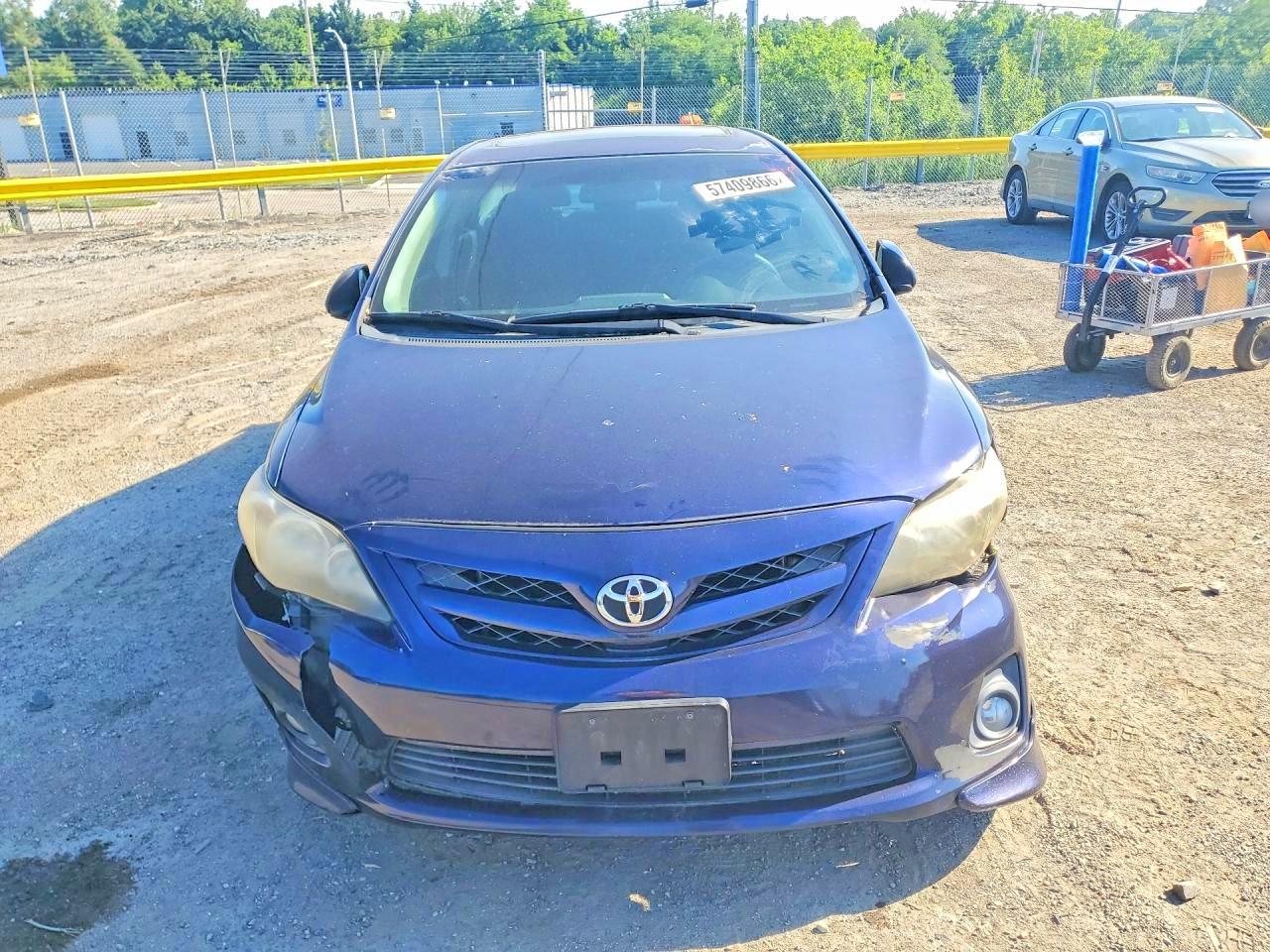 2011 Toyota Corolla S Blue vin: 2T1BU4EE8BC552718