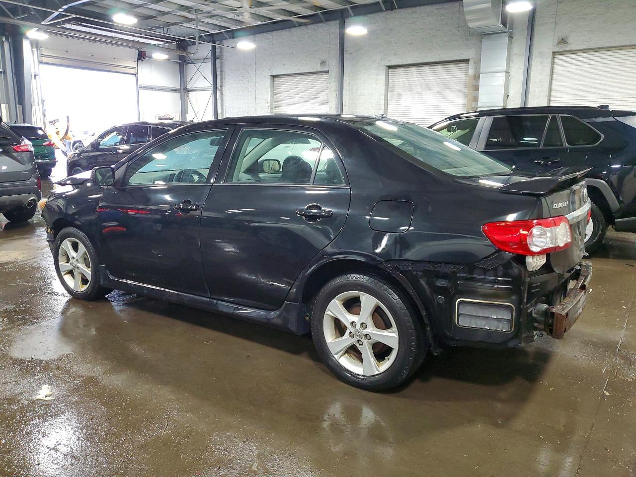 2011 Toyota Corolla S Black vin: 2T1BU4EE8BC558471