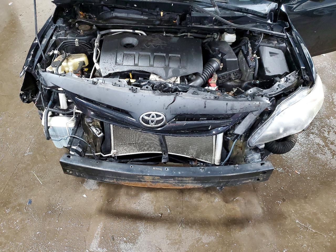2011 Toyota Corolla S Black vin: 2T1BU4EE8BC558471