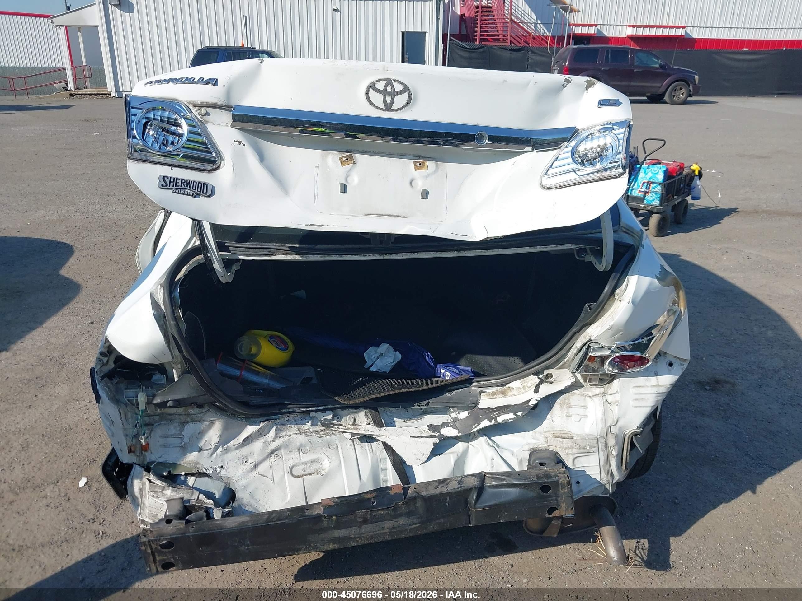2011 Toyota Corolla Le White vin: 2T1BU4EE8BC561533