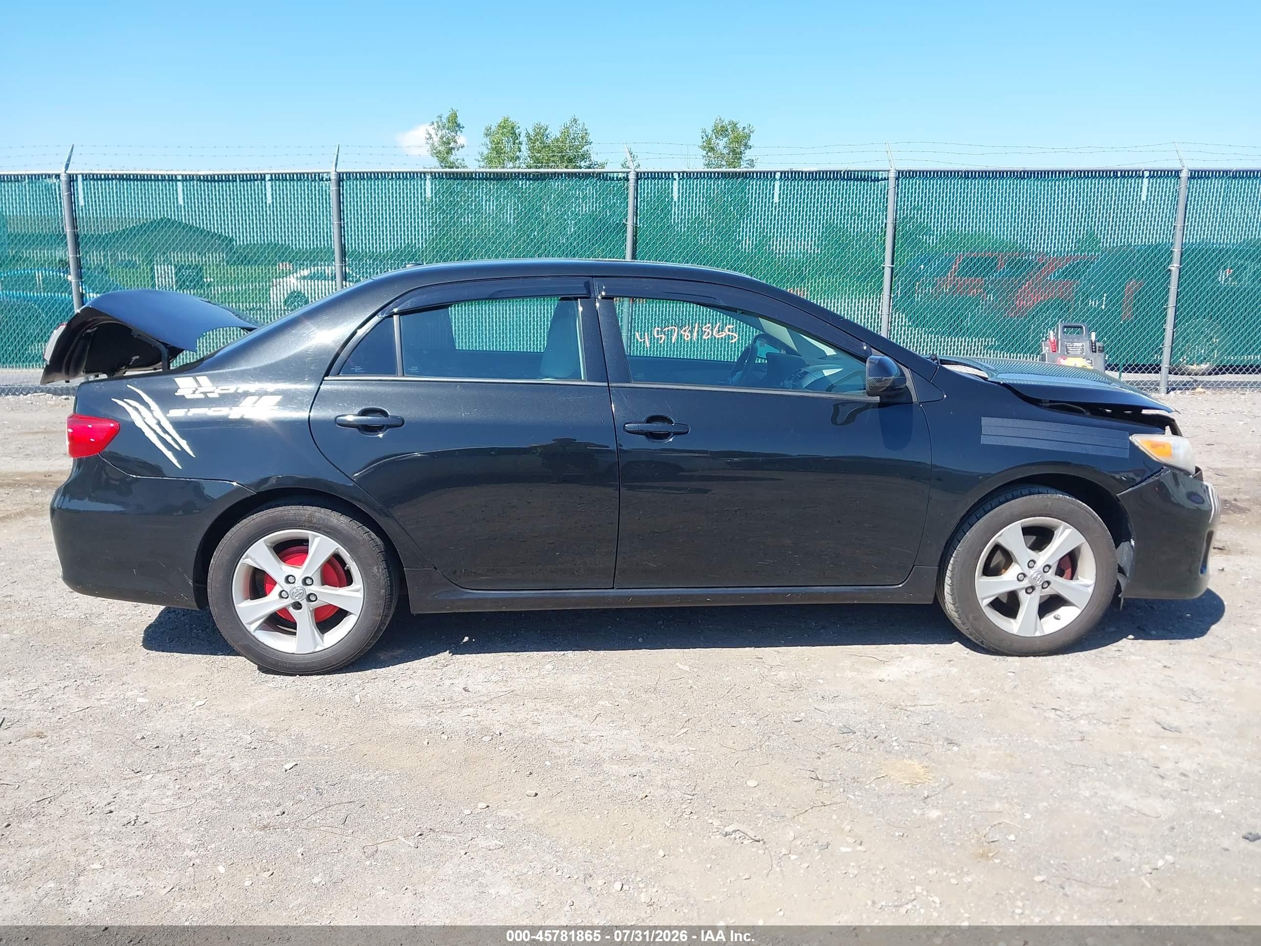 2011 Toyota Corolla Le Black vin: 2T1BU4EE8BC564898