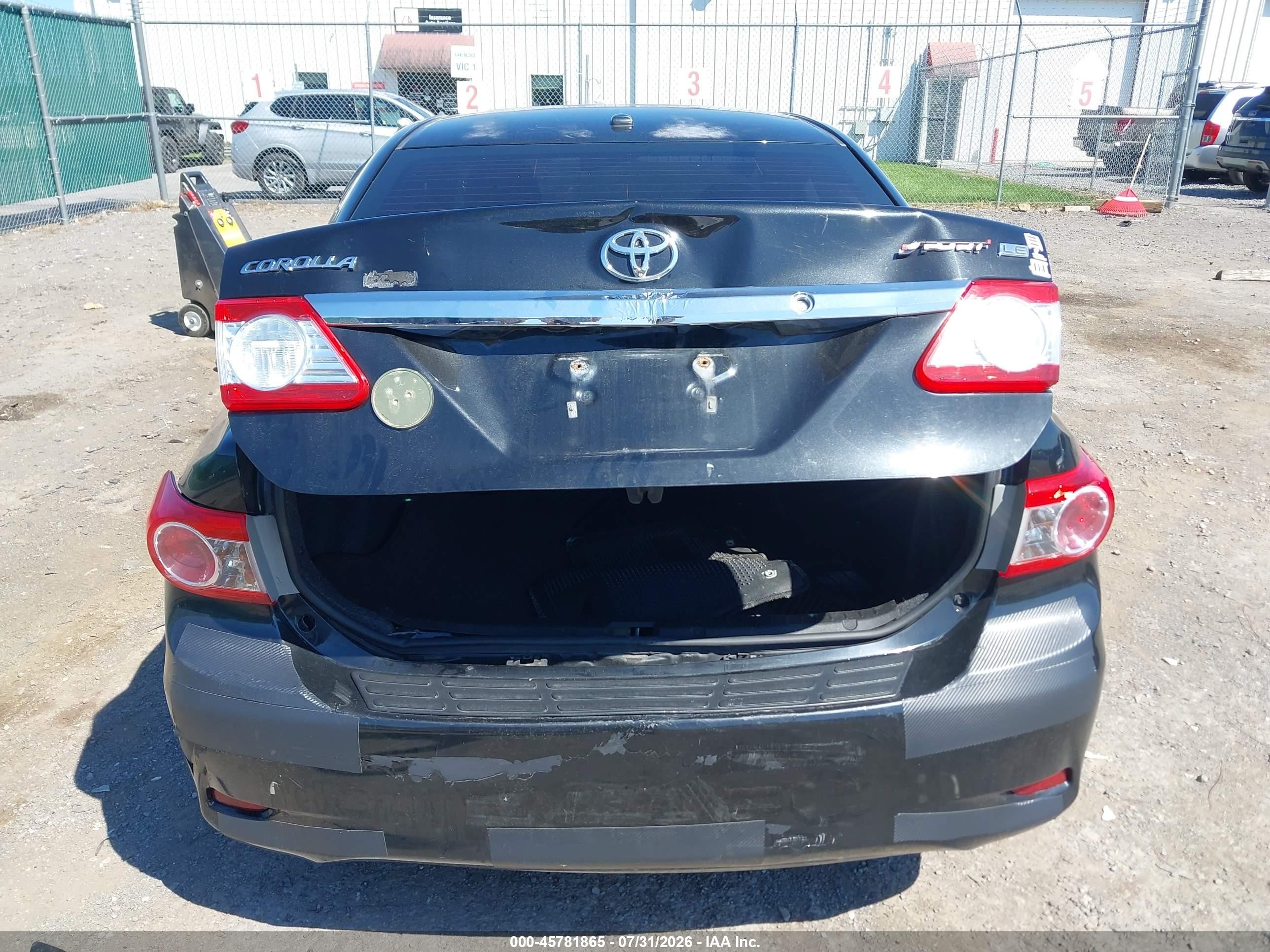 2011 Toyota Corolla Le Black vin: 2T1BU4EE8BC564898