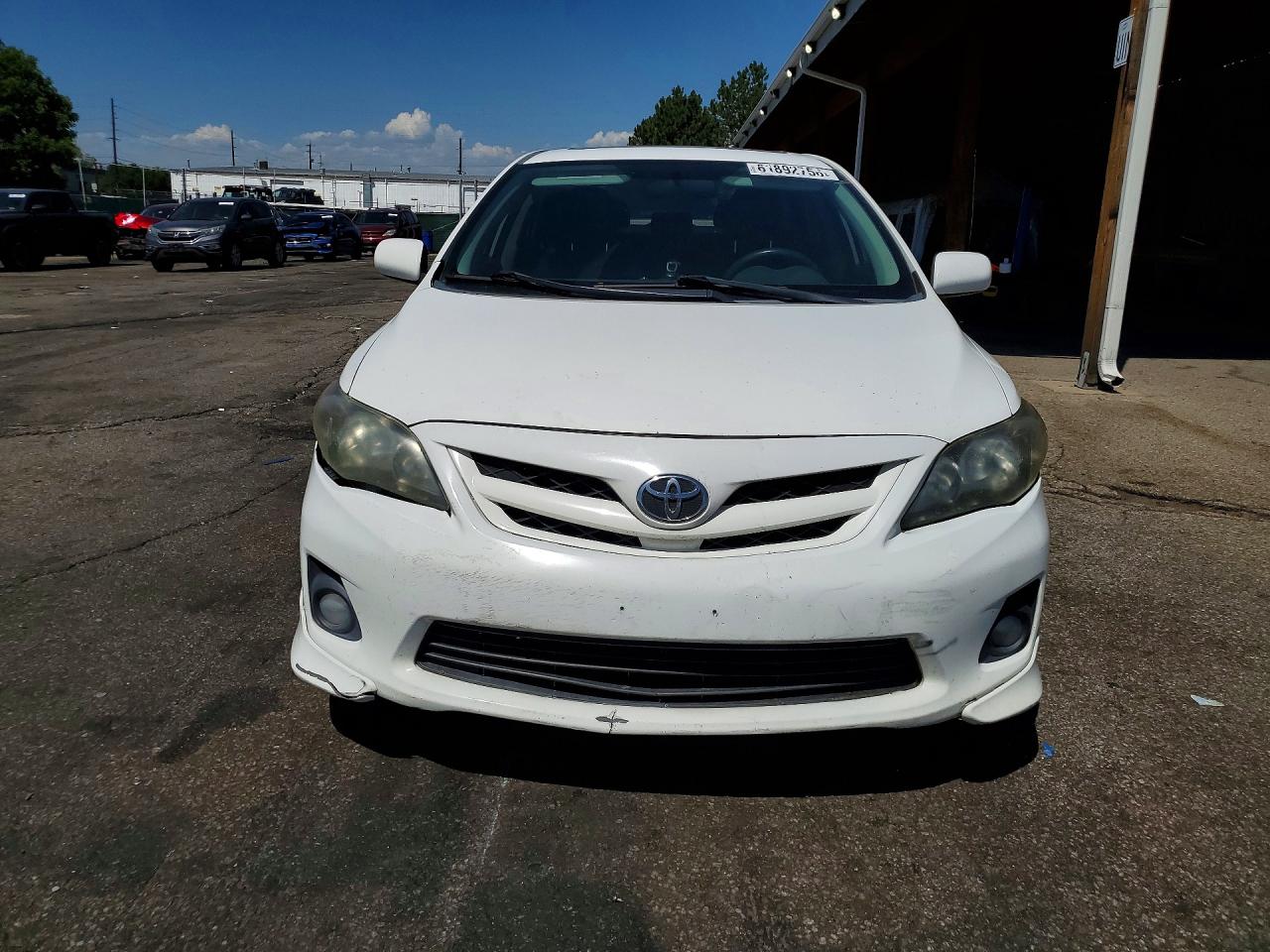 2011 Toyota Corolla S White vin: 2T1BU4EE8BC572371