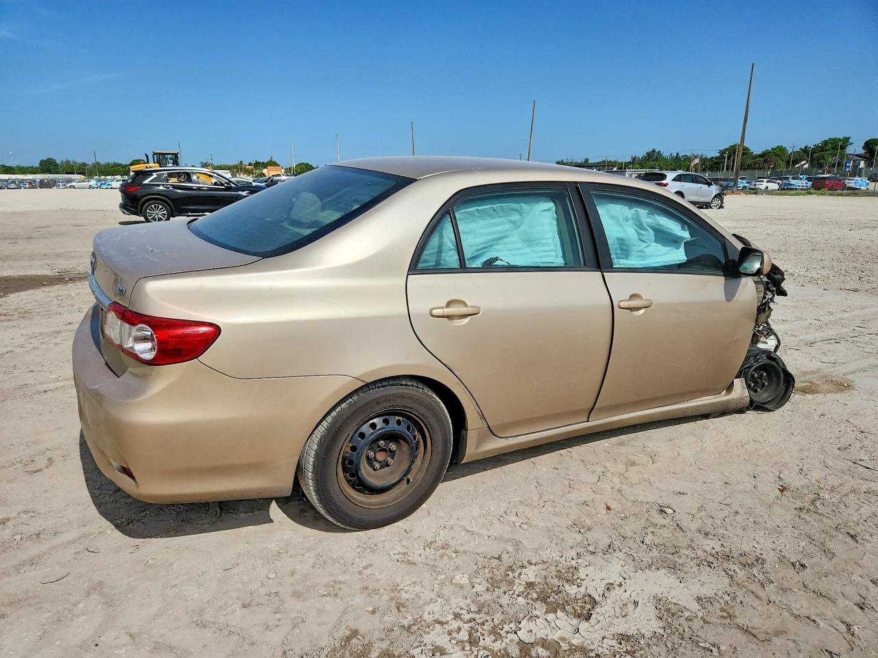 2011 Toyota Corolla Le Beige vin: 2T1BU4EE8BC586545