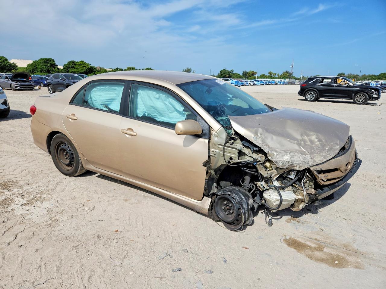 2011 Toyota Corolla Le Beige vin: 2T1BU4EE8BC586545
