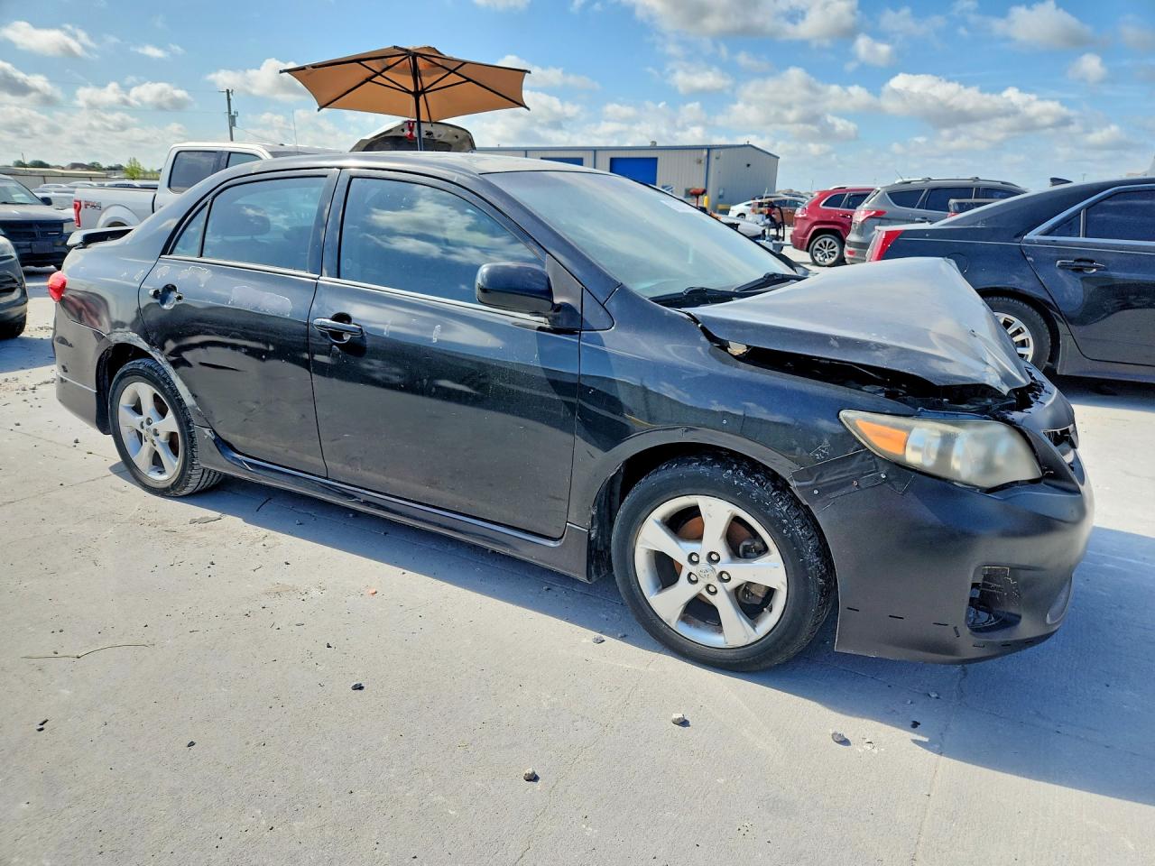 2011 Toyota Corolla S Black vin: 2T1BU4EE8BC590062