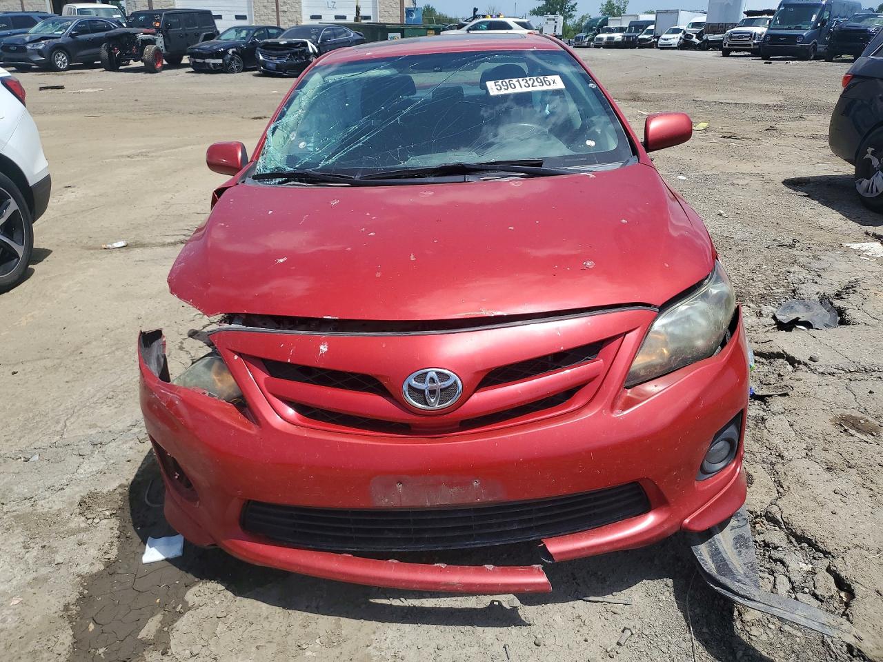 2011 Toyota Corolla S Red vin: 2T1BU4EE8BC603960