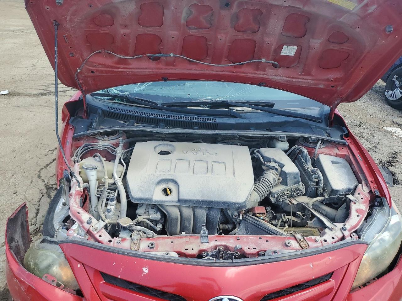 2011 Toyota Corolla S Red vin: 2T1BU4EE8BC603960