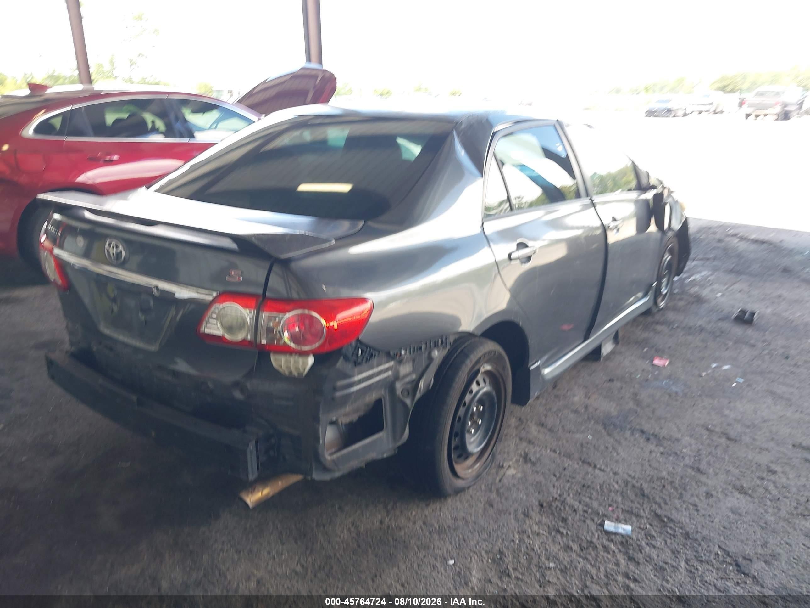 2011 Toyota Corolla S Gray vin: 2T1BU4EE8BC621486