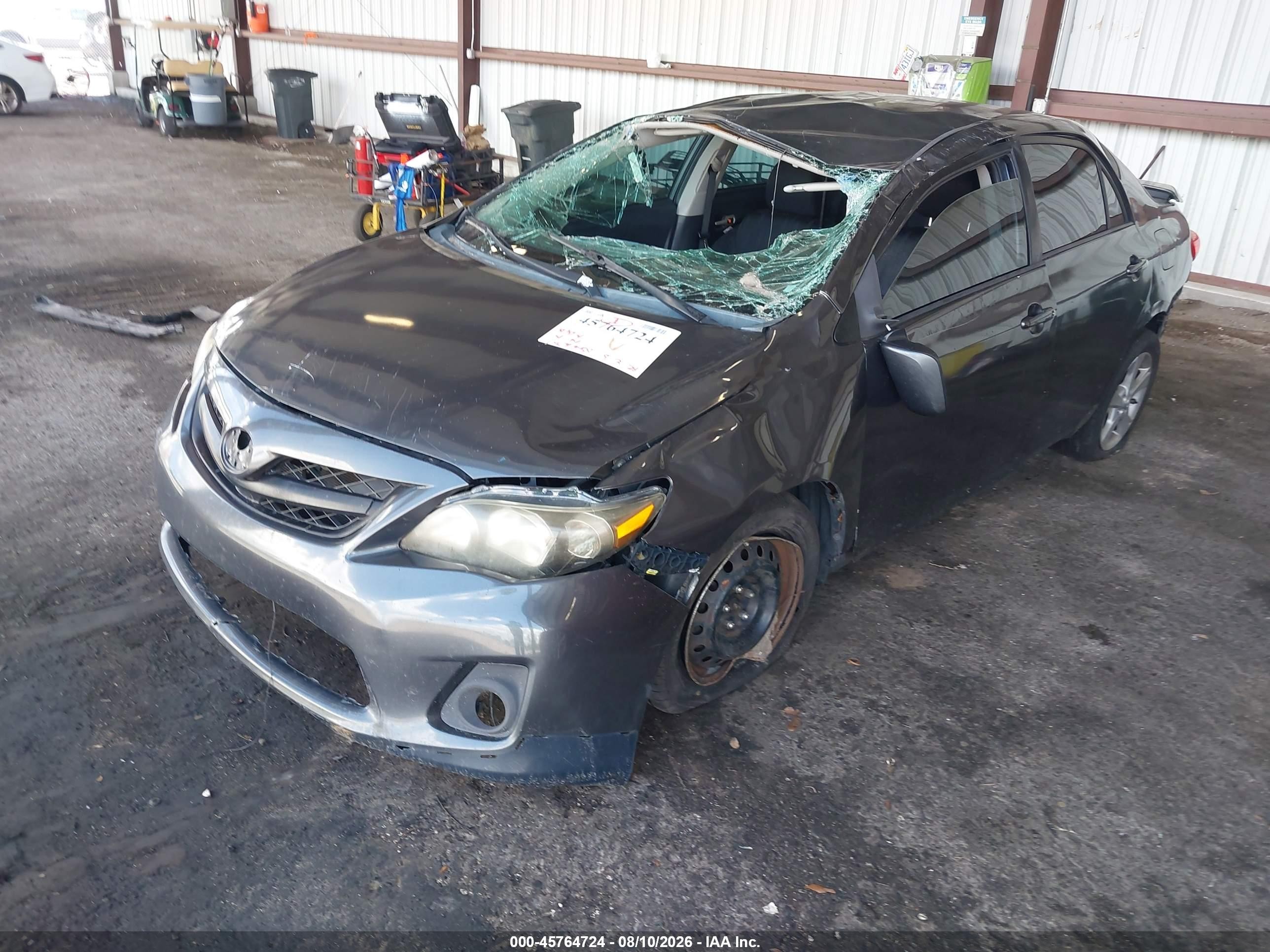 2011 Toyota Corolla S Gray vin: 2T1BU4EE8BC621486