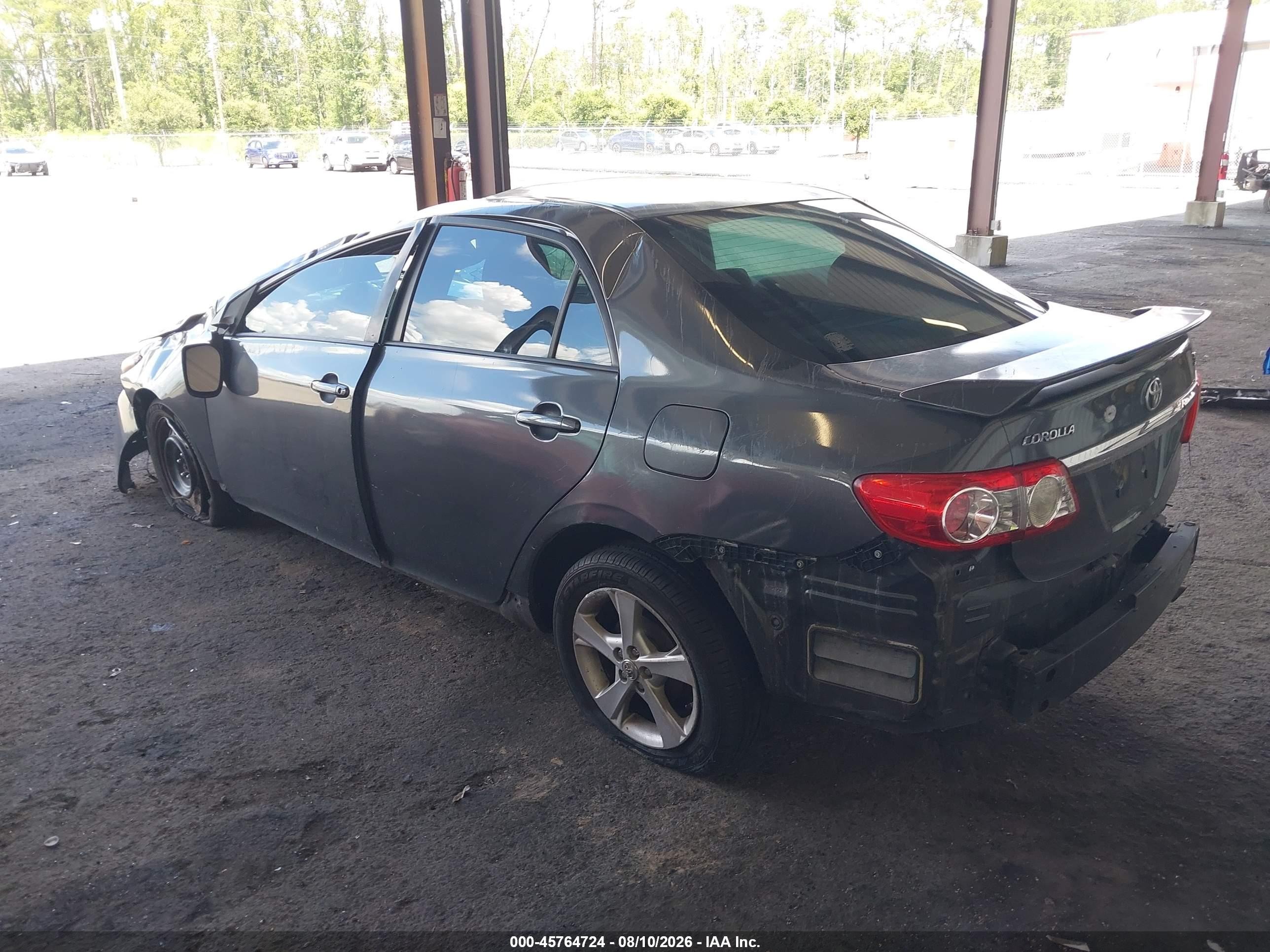 2011 Toyota Corolla S Gray vin: 2T1BU4EE8BC621486