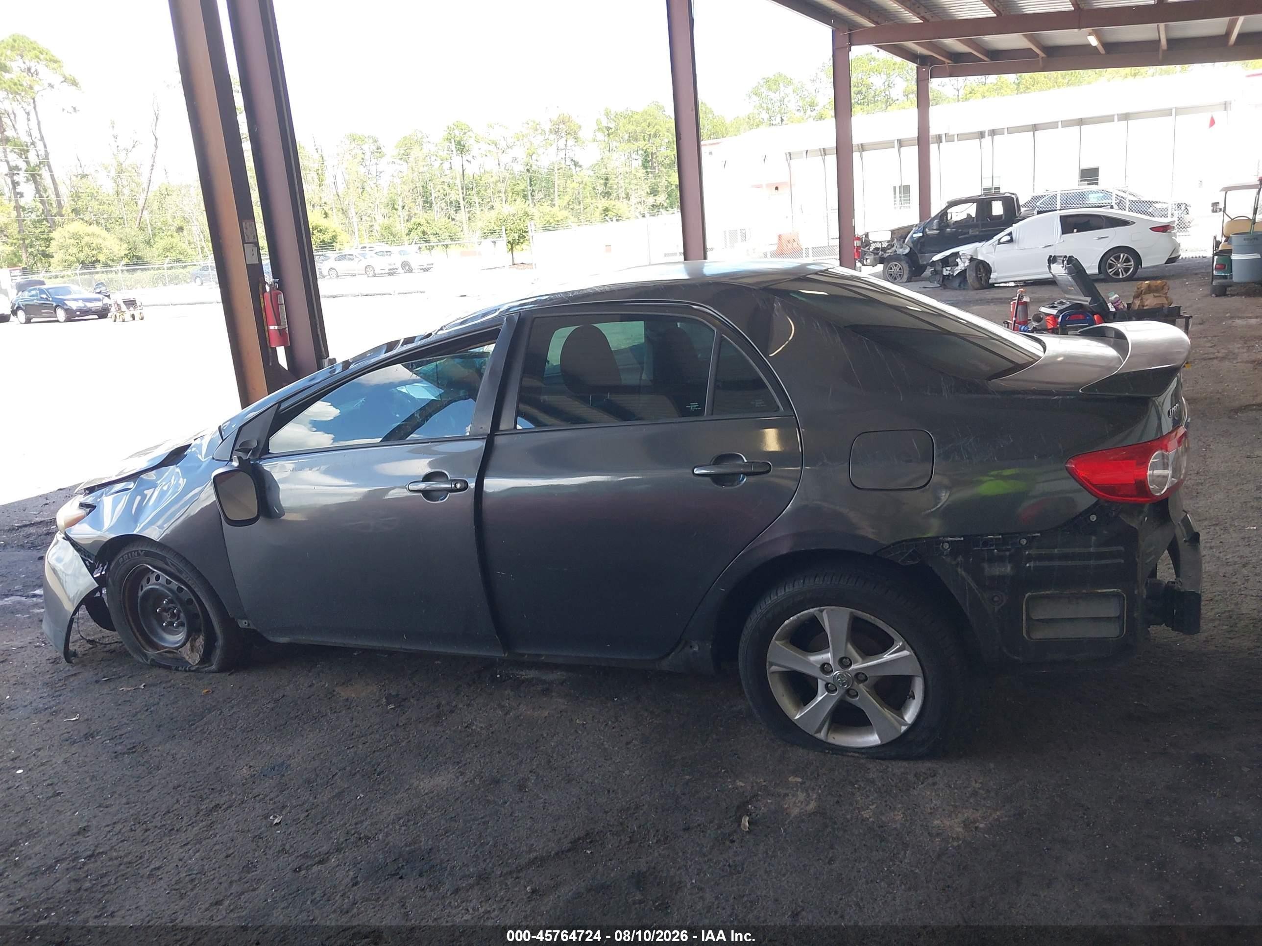2011 Toyota Corolla S Gray vin: 2T1BU4EE8BC621486