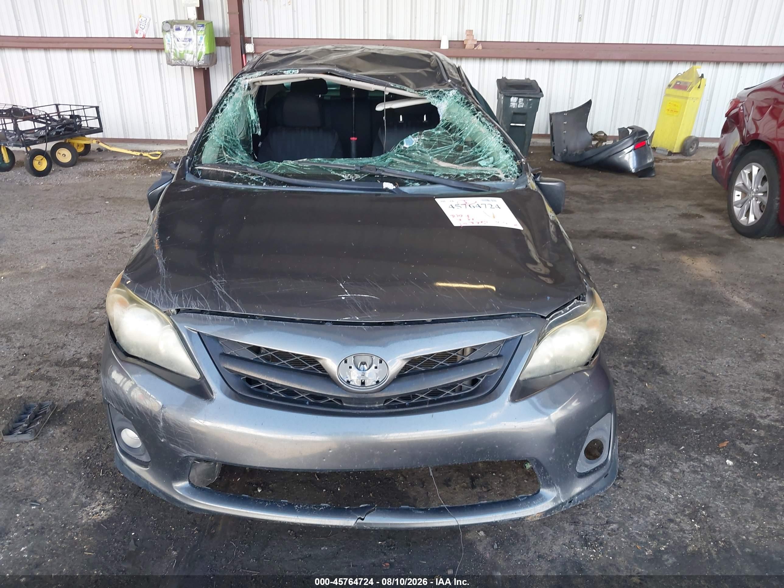 2011 Toyota Corolla S Gray vin: 2T1BU4EE8BC621486