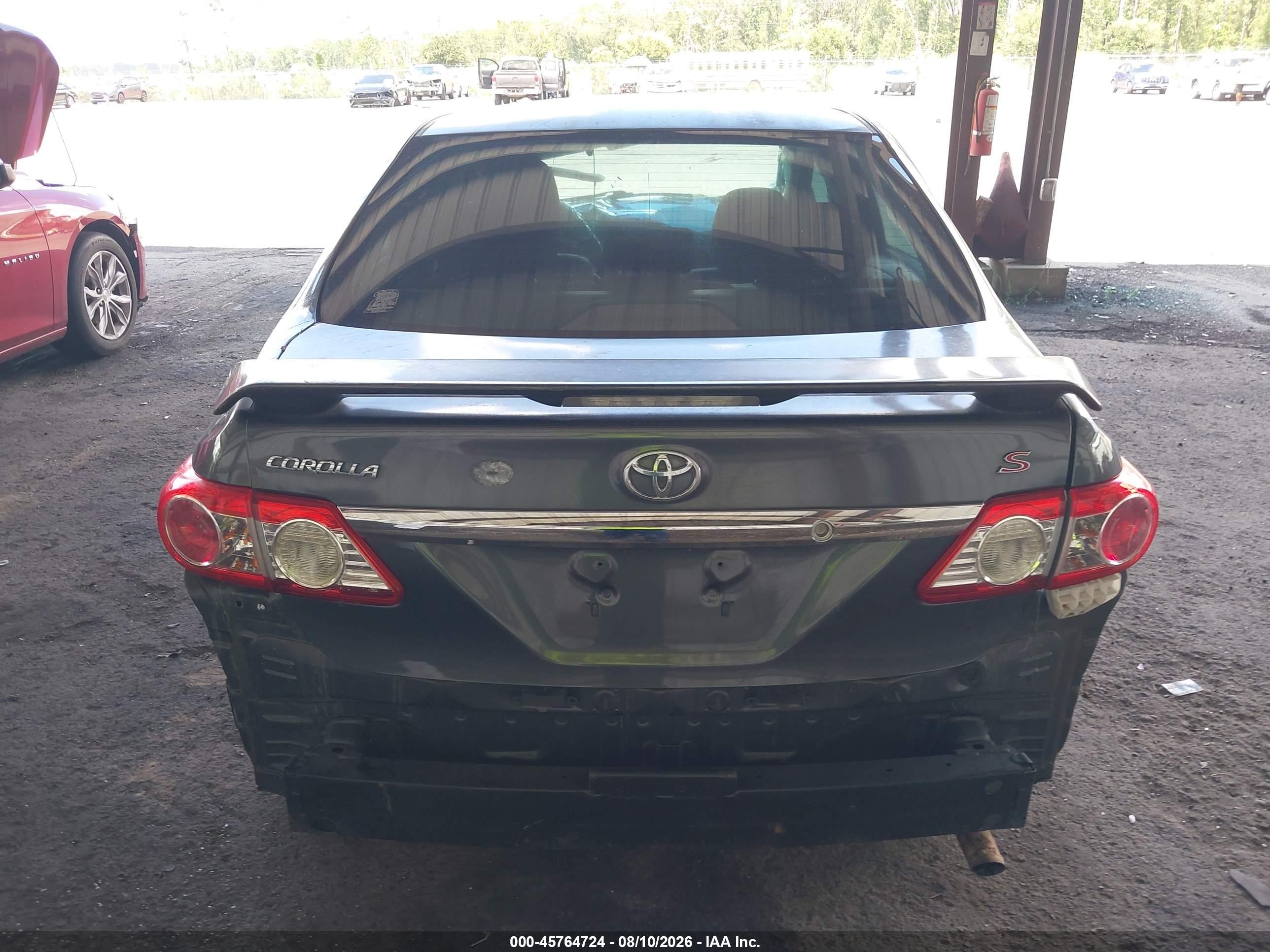 2011 Toyota Corolla S Gray vin: 2T1BU4EE8BC621486