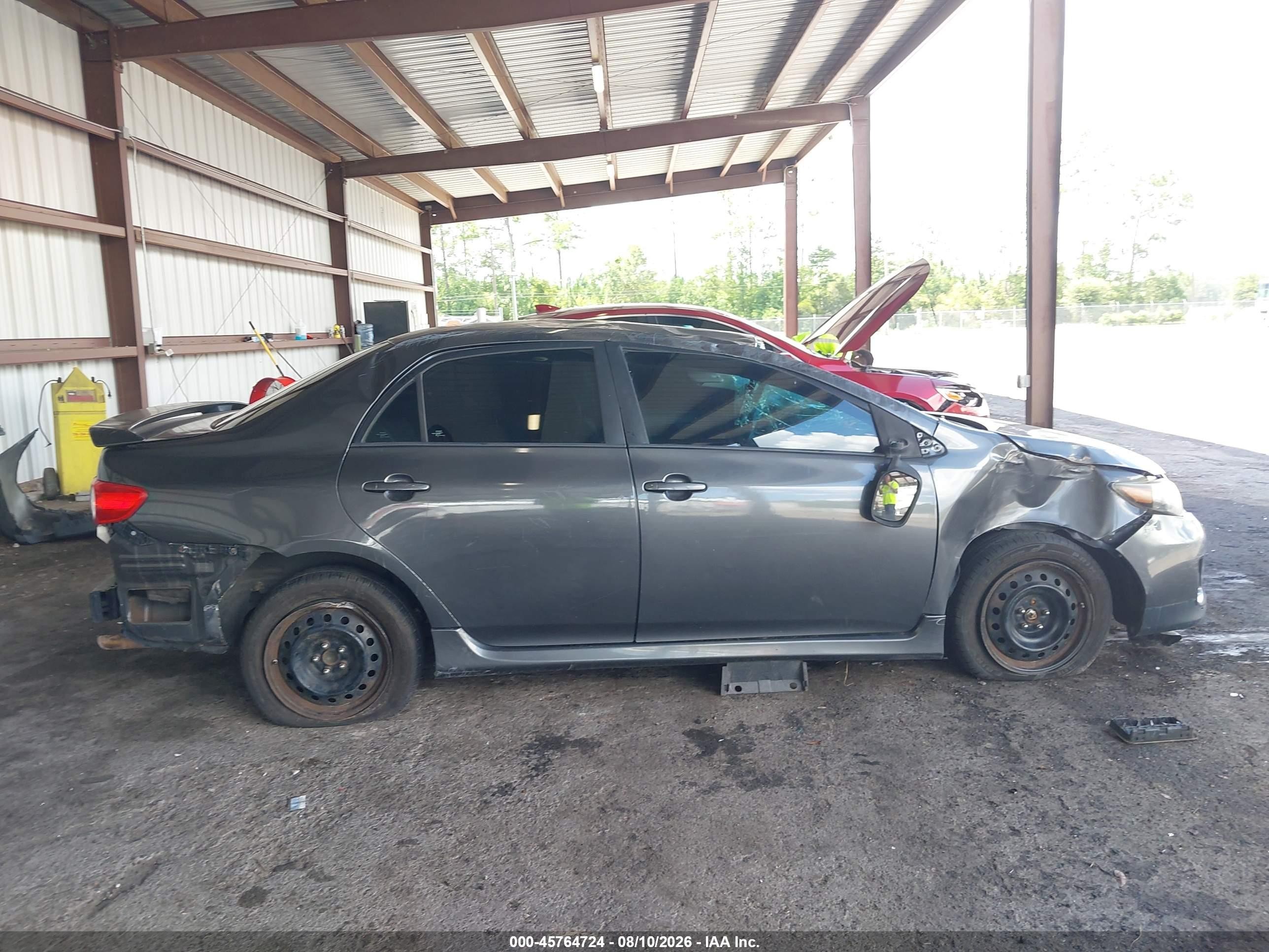 2011 Toyota Corolla S Gray vin: 2T1BU4EE8BC621486