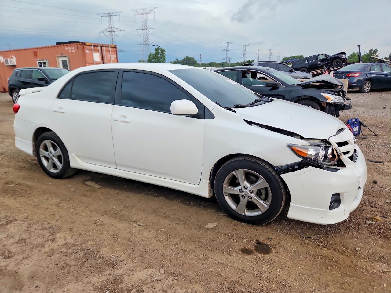 2011 Toyota Corolla S White vin: 2T1BU4EE8BC623447