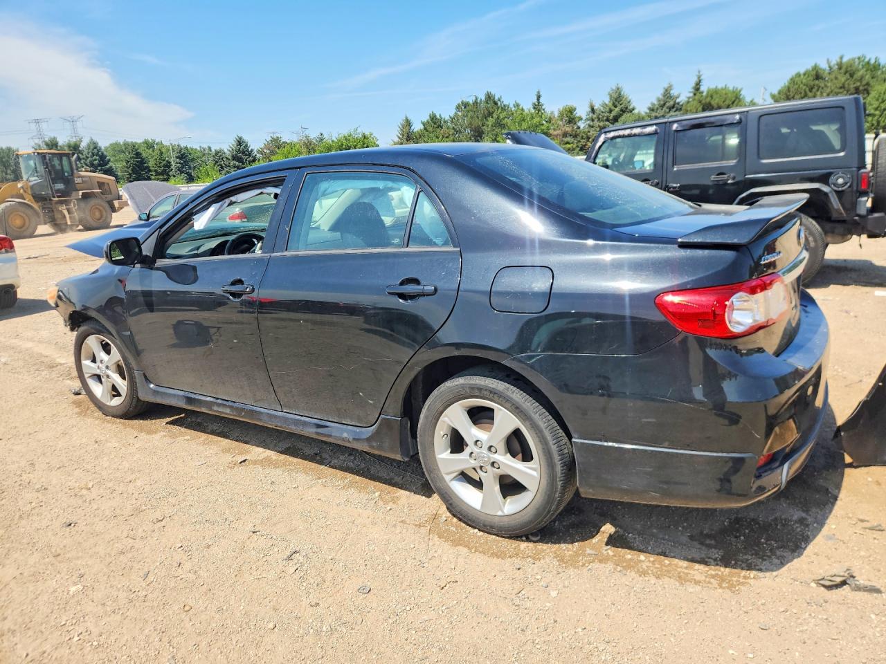 2011 Toyota Corolla S Black vin: 2T1BU4EE8BC636893