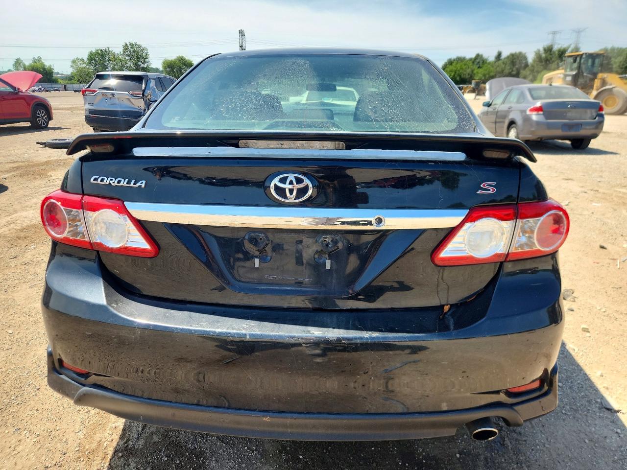 2011 Toyota Corolla S Black vin: 2T1BU4EE8BC636893