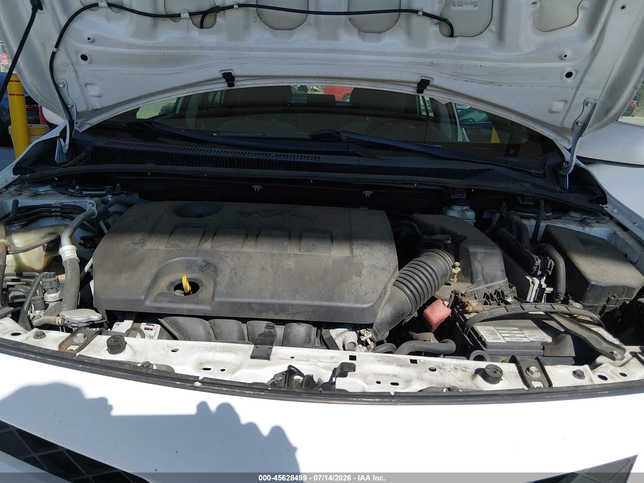 2011 Toyota Corolla Le White vin: 2T1BU4EE8BC640457