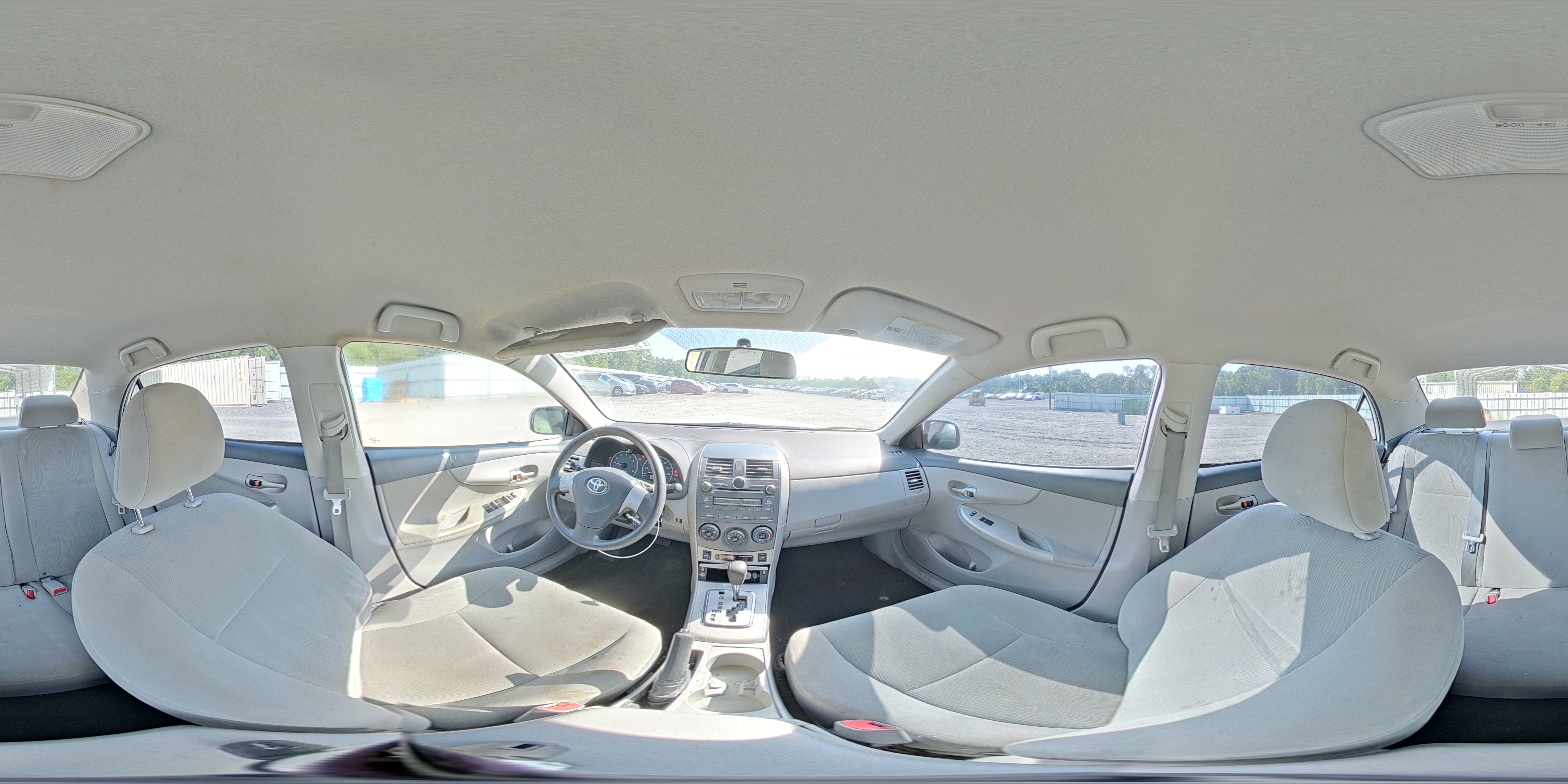 2011 Toyota Corolla Le White vin: 2T1BU4EE8BC650504