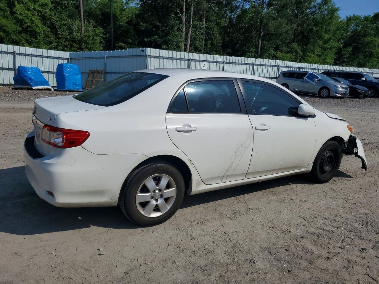 2011 Toyota Corolla Le White vin: 2T1BU4EE8BC650504