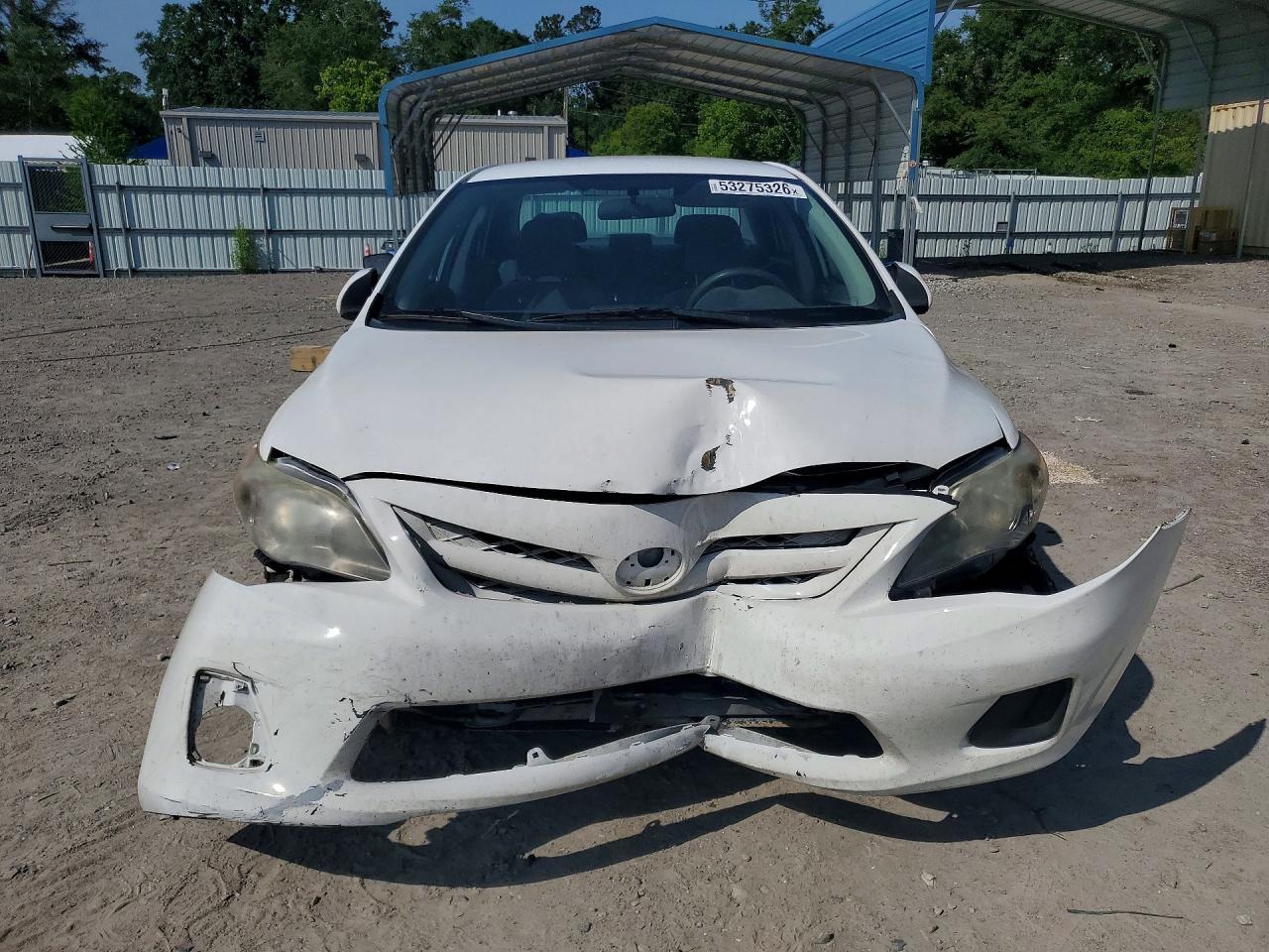 2011 Toyota Corolla Le White vin: 2T1BU4EE8BC650504