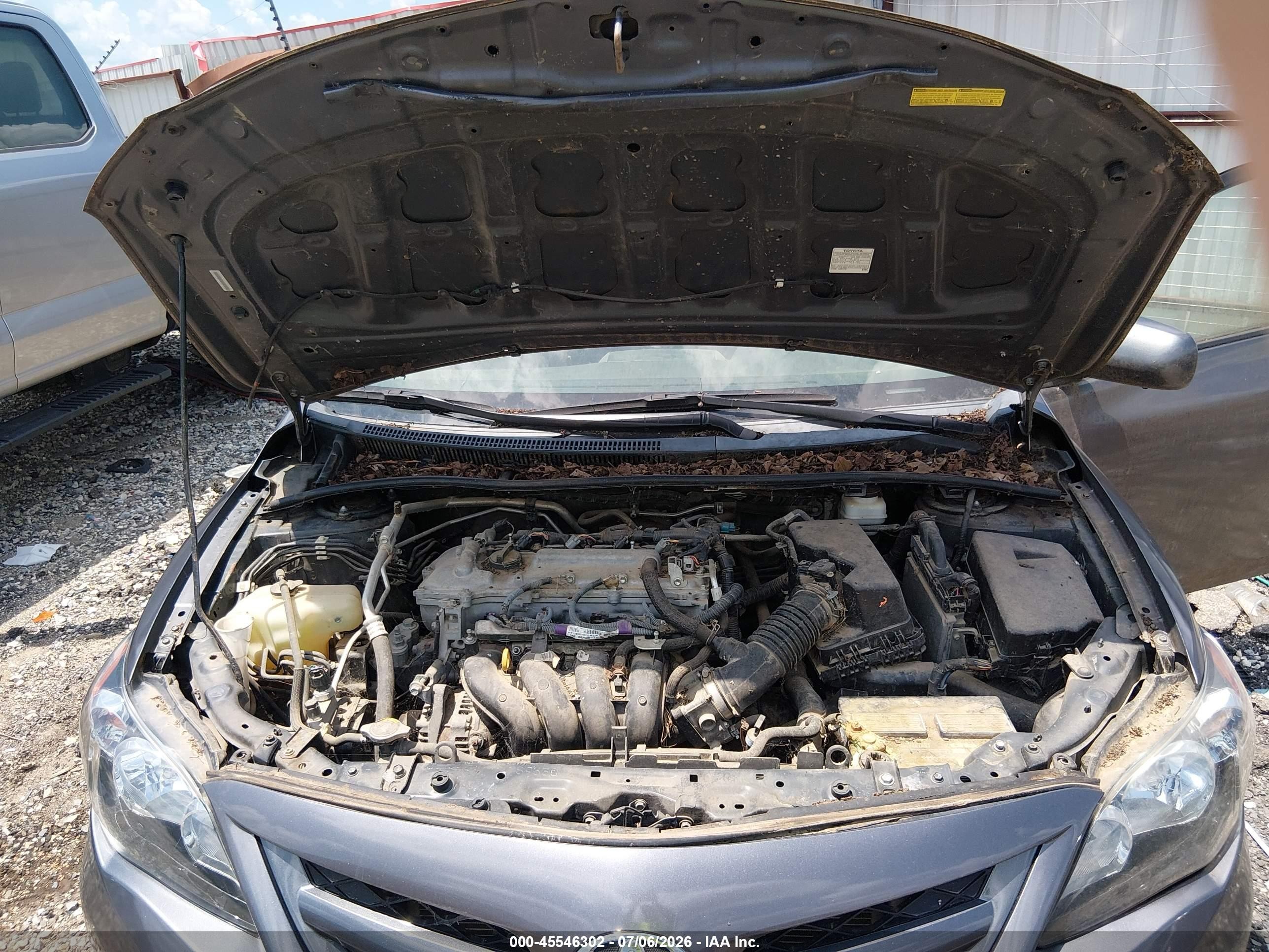 2011 Toyota Corolla S Серый vin: 2T1BU4EE8BC653256