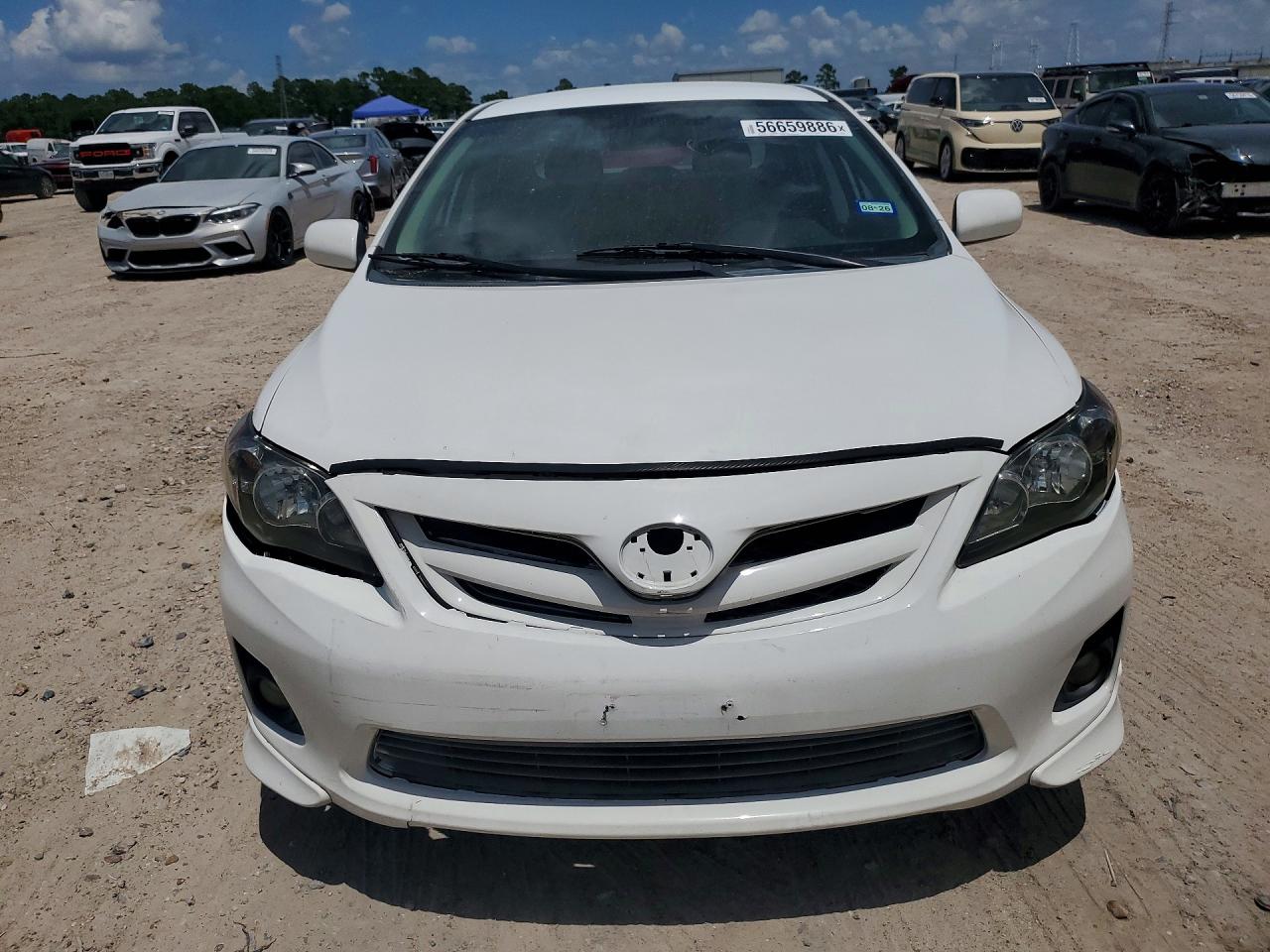 2011 Toyota Corolla S White vin: 2T1BU4EE8BC680327