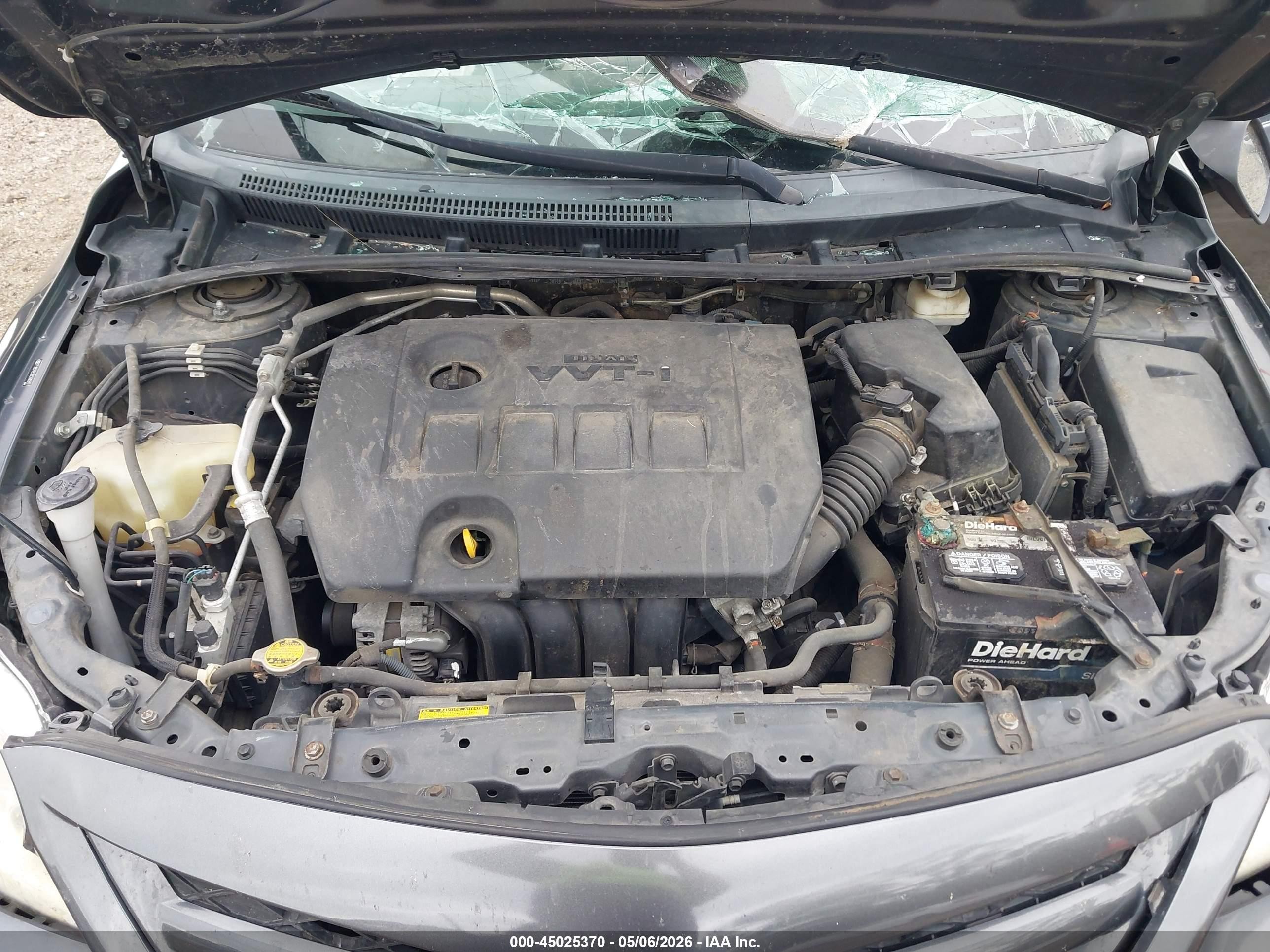 2011 Toyota Corolla Le Gray vin: 2T1BU4EE8BC686810
