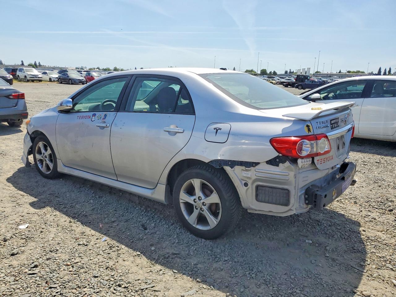 2011 Toyota Corolla S Silver vin: 2T1BU4EE8BC693983