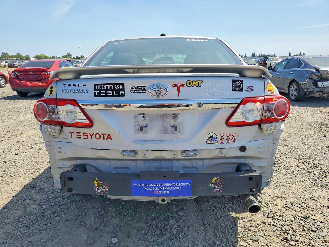 2011 Toyota Corolla S Silver vin: 2T1BU4EE8BC693983