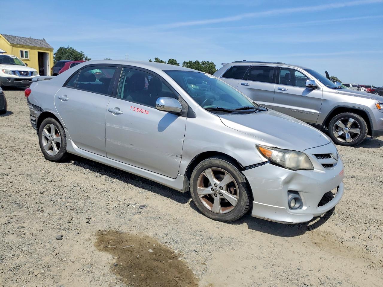 2011 Toyota Corolla S Silver vin: 2T1BU4EE8BC693983