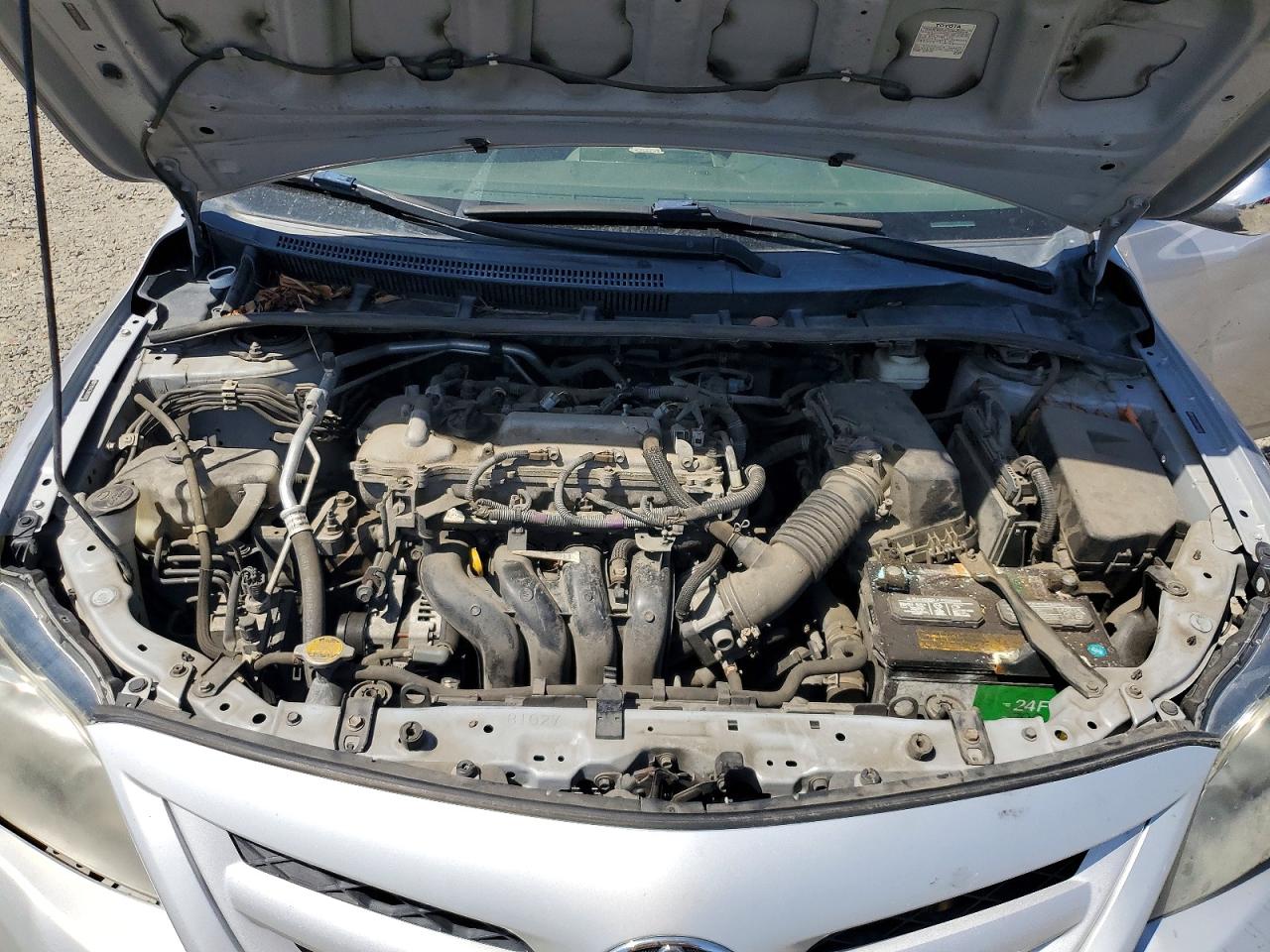 2011 Toyota Corolla S Silver vin: 2T1BU4EE8BC693983