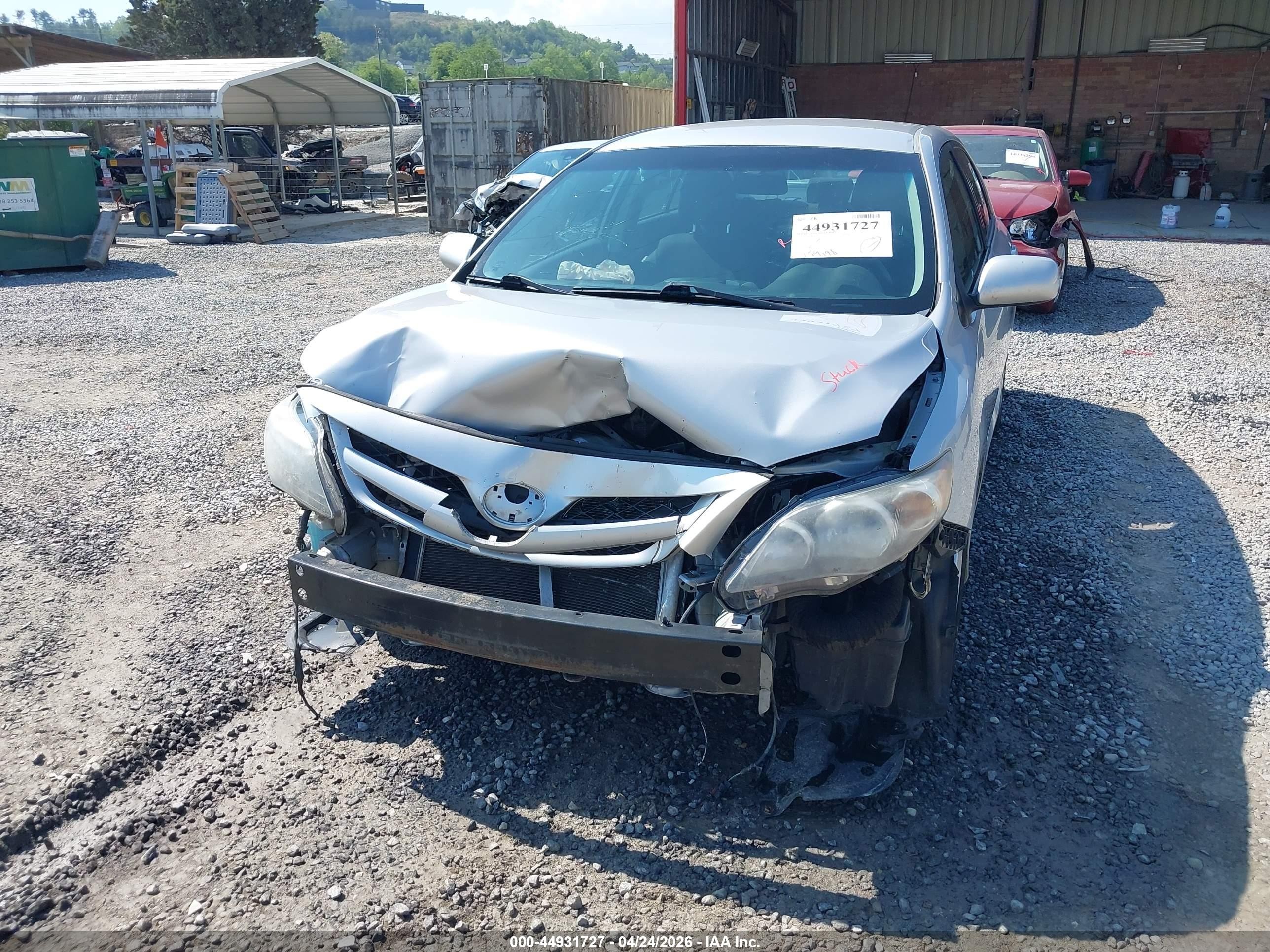 2011 Toyota Corolla S Silver vin: 2T1BU4EE8BC708191