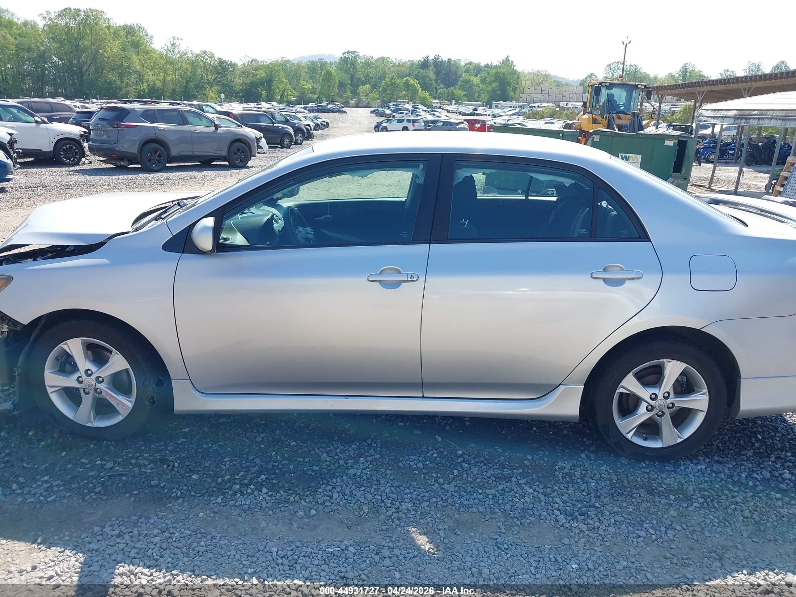 2011 Toyota Corolla S Silver vin: 2T1BU4EE8BC708191