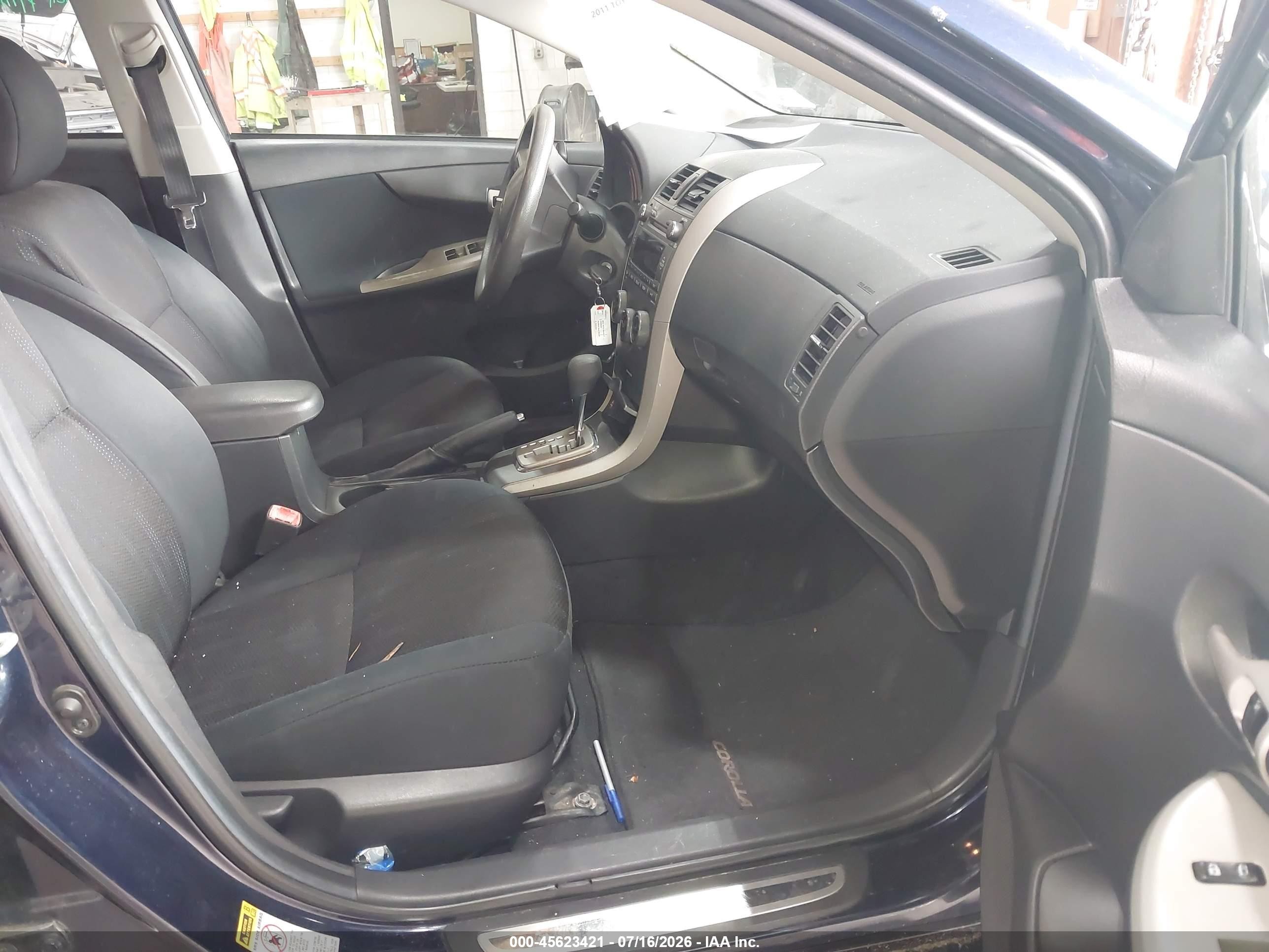 2011 Toyota Corolla S Blue vin: 2T1BU4EE8BC711088