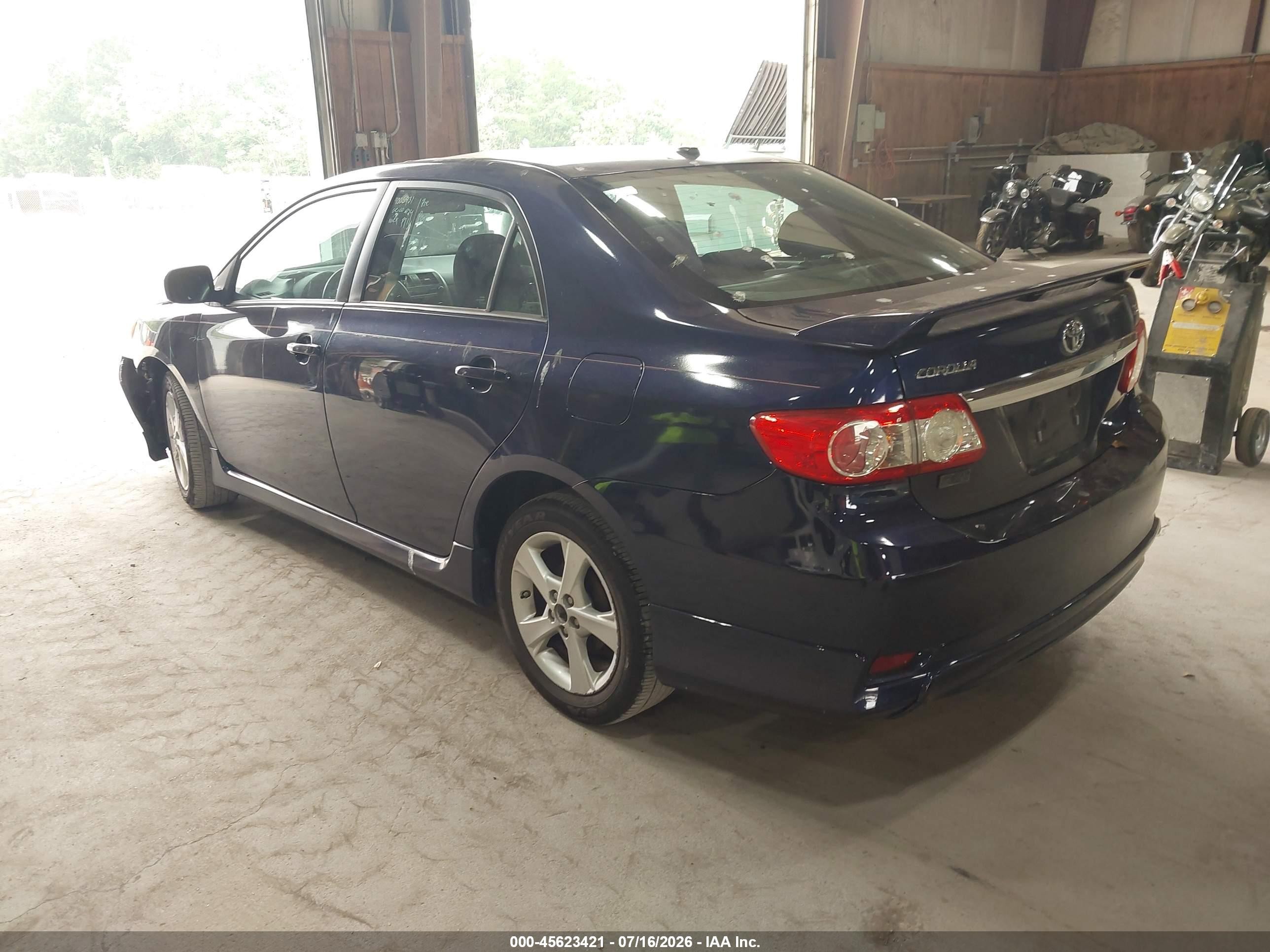 2011 Toyota Corolla S Blue vin: 2T1BU4EE8BC711088